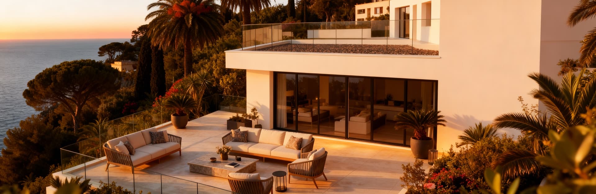 Luxury penthouses for sale in Liguria, featuring stunning sea views, spacious terraces, and elegant design.