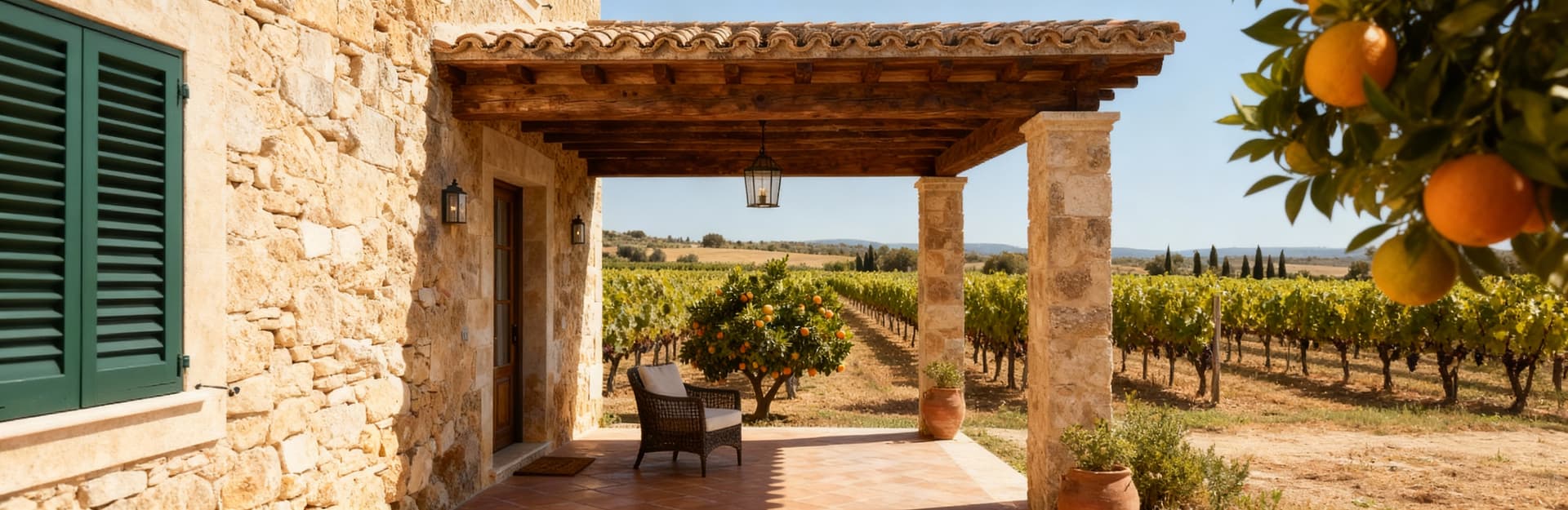 Charming hotels for sale in the Sicilian countryside, surrounded by vineyards, citrus groves, and authentic Mediterranean vibes.