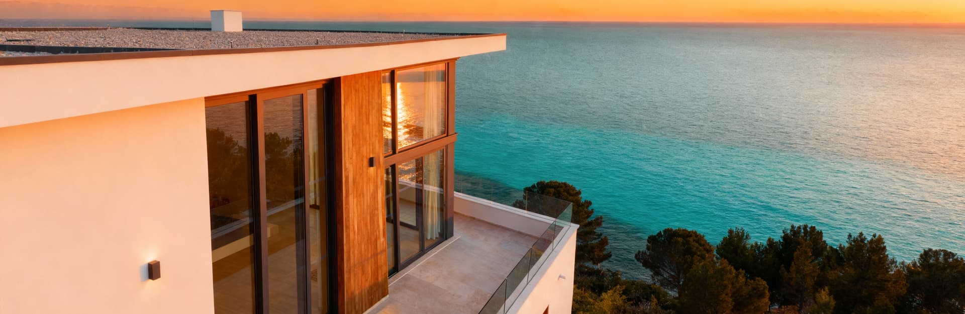 Sea view penthouses for sale in Tuscany, featuring stunning vistas and bright, contemporary interiors.