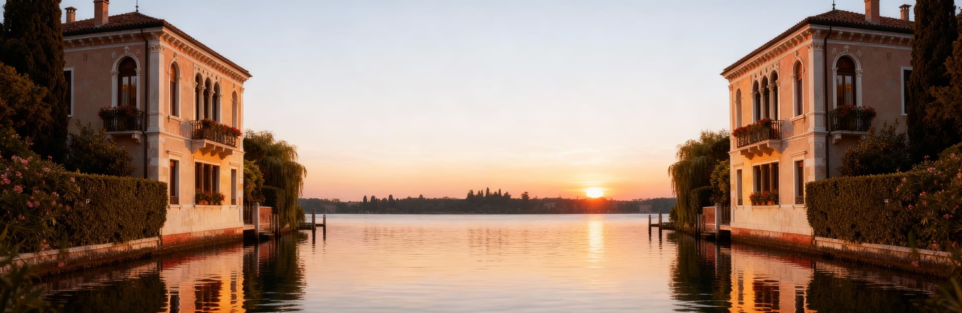 Apartments for sale in Veneto, offering stunning views of serene lakes and beautiful natural surroundings.