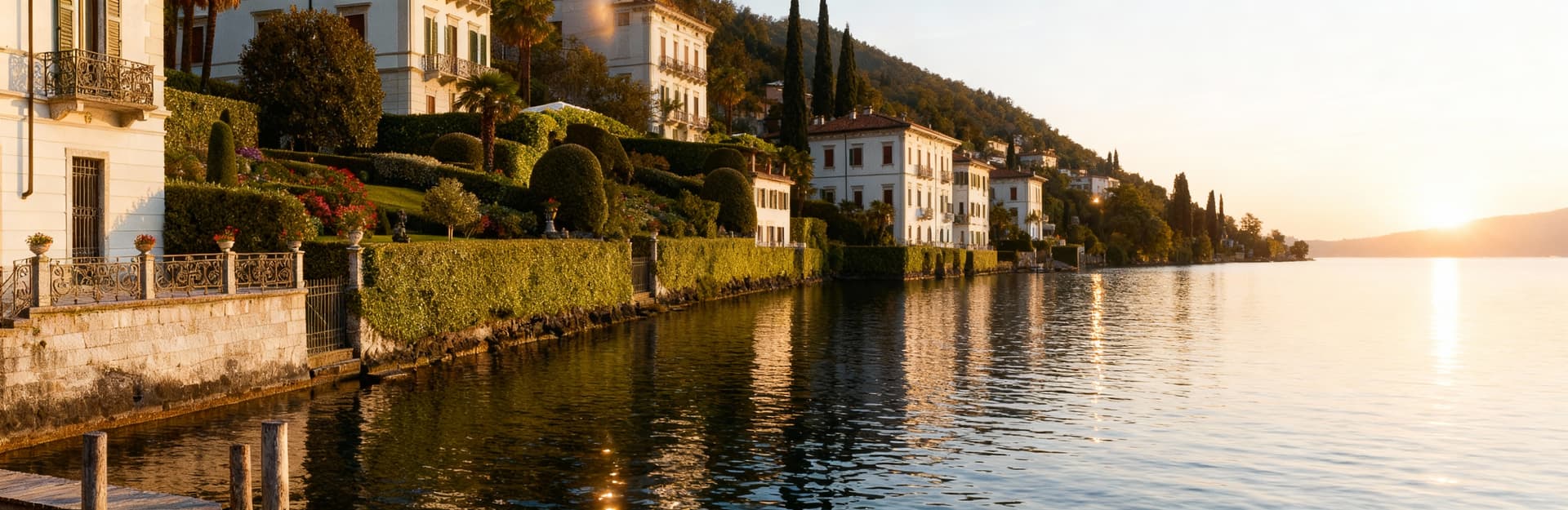 Historic and modern mansions for sale in Lombardy's lake region, symbolizing luxury, prestige, and secure investment.