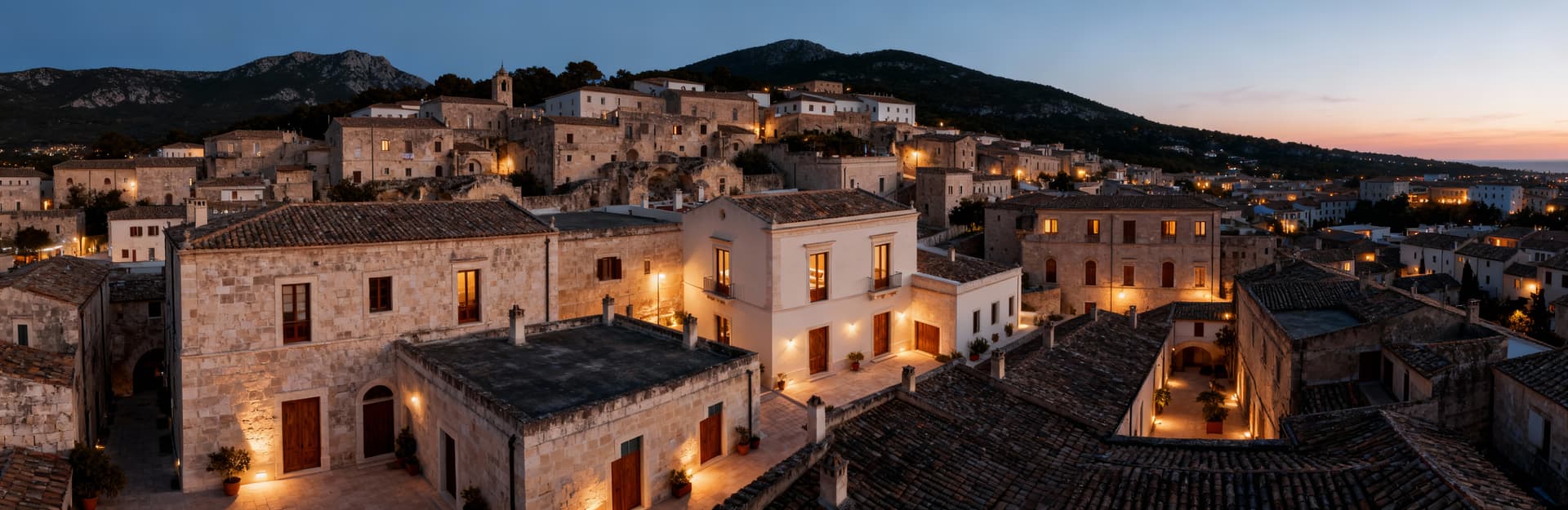 Exclusive villas for sale in Matera city, blending modern living with historic charm and breathtaking landscapes.