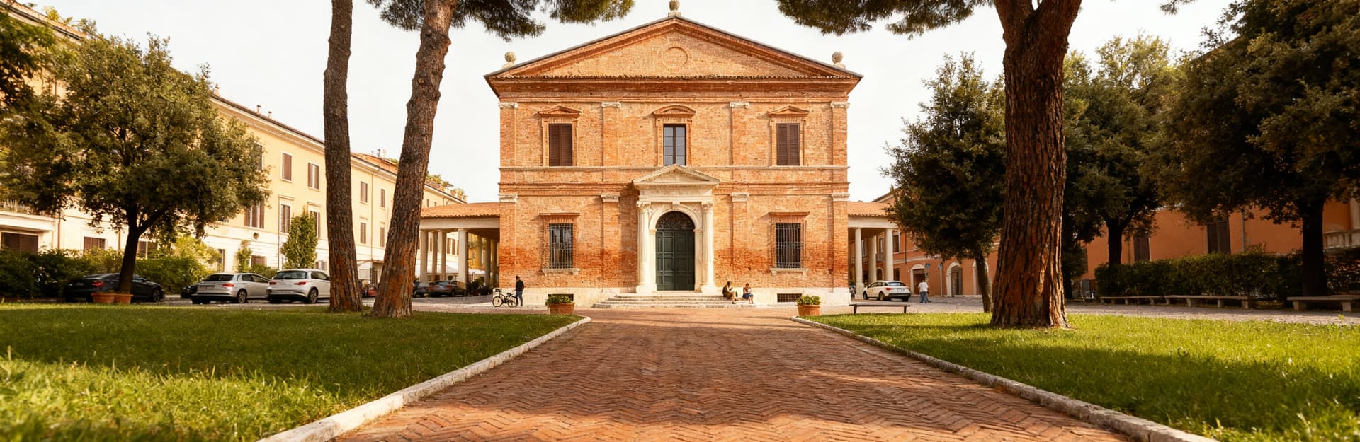 Elegant properties for sale in Forlì Cesena's city center, showcasing historic architecture and luxurious details.
