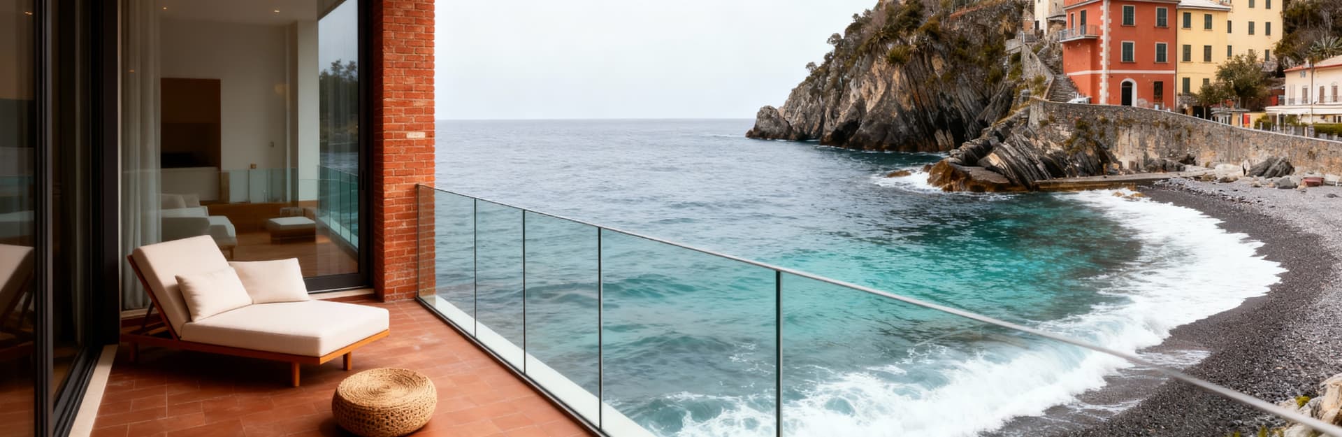 Luxury apartments for sale in the enchanting Cinque Terre, Liguria, overlooking stunning coastal views and picturesque villages.