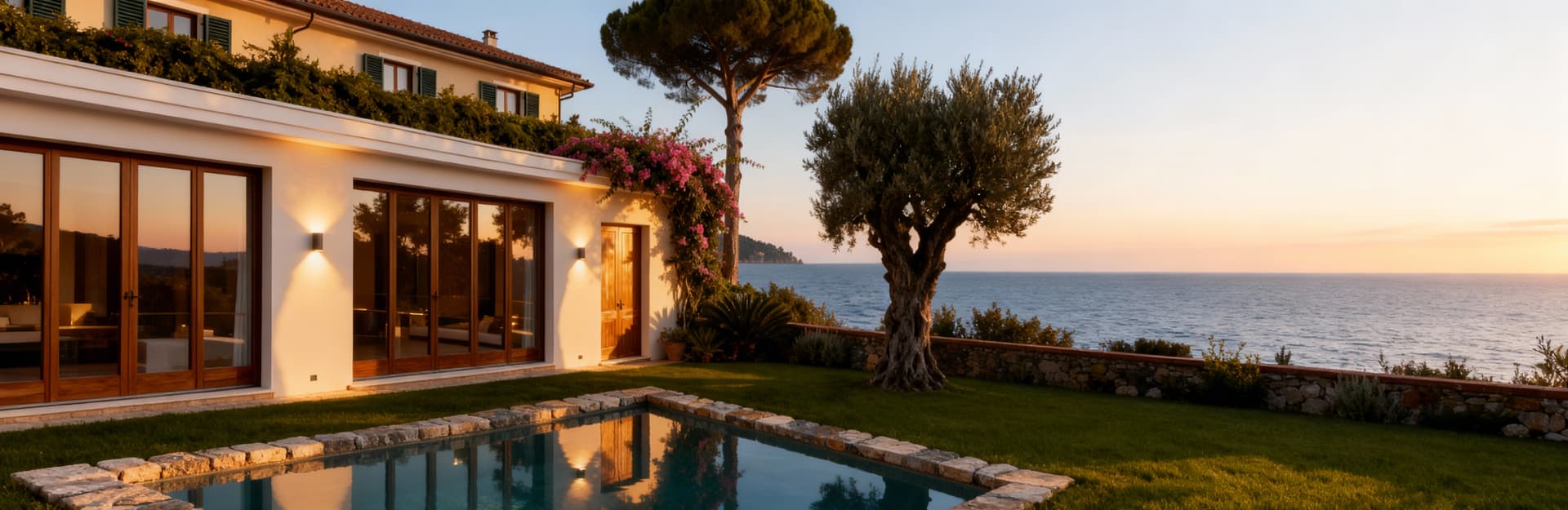 Luxurious villas for sale in Santa Margherita Ligure, featuring stunning sea views, Mediterranean gardens, and exclusive charm.