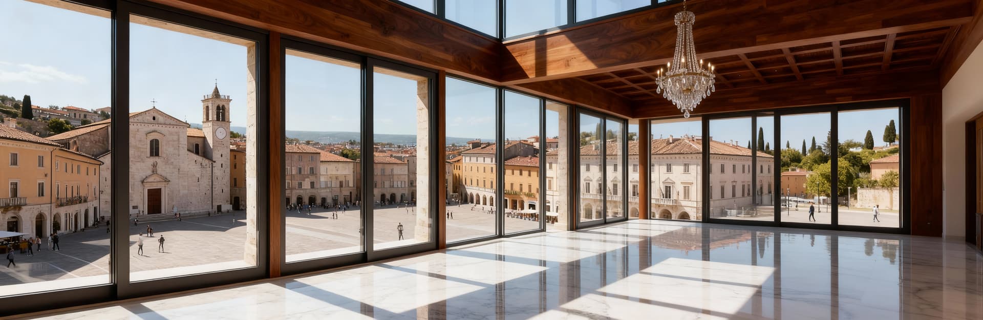 Historic buildings for sale in Ascoli Piceno, a beautiful Marche city near the Adriatic Sea, showcasing elegant villas and castles.