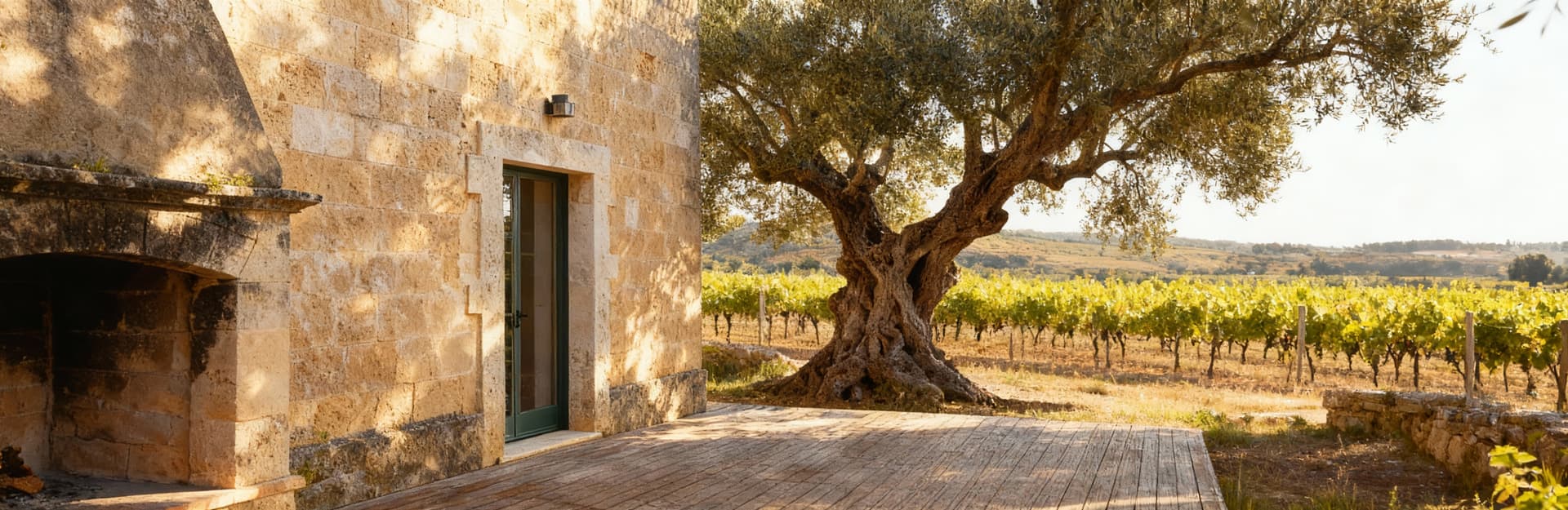 Independent houses for sale in Ragusa, surrounded by ancient olive trees and vineyards in the Sicilian countryside.