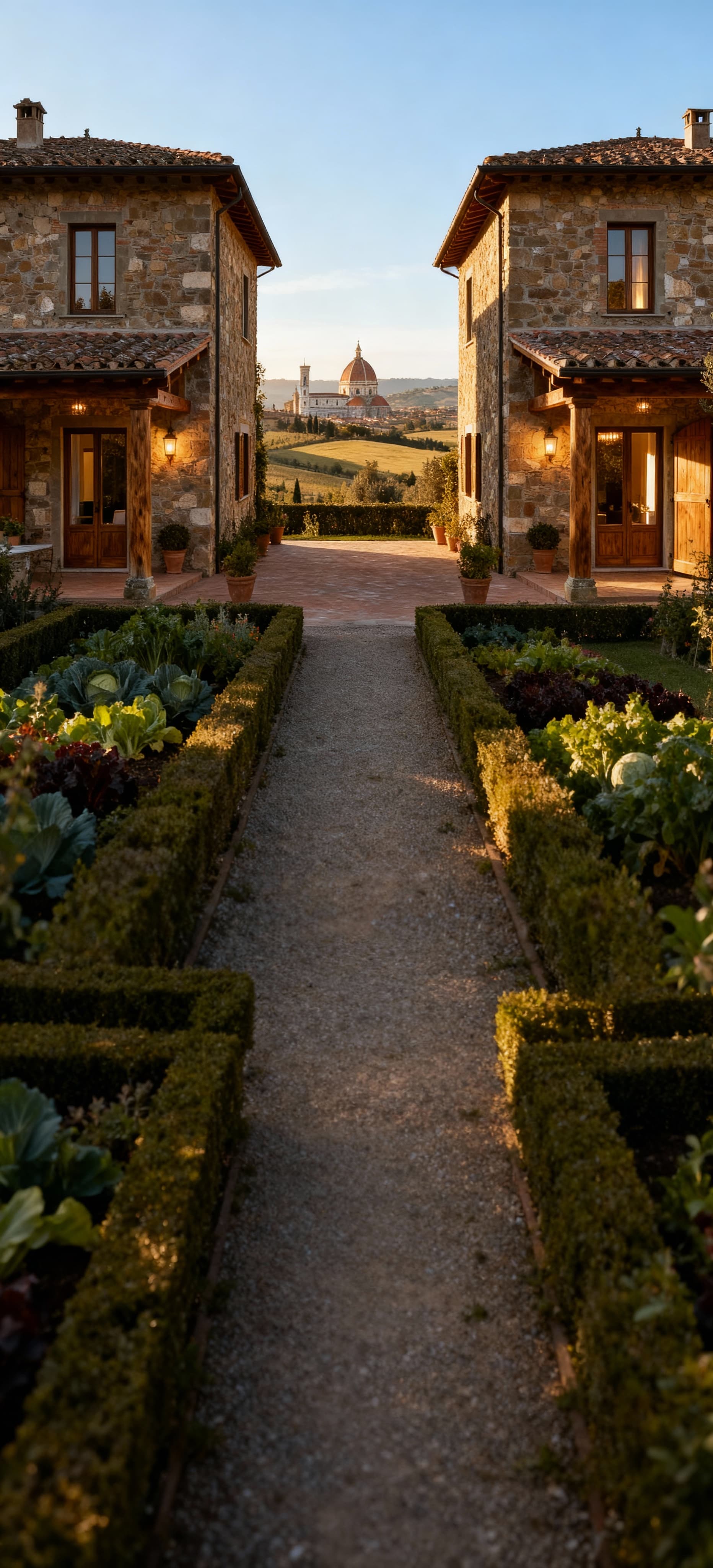 Luxury real estate for sale in Florence, showcasing historic residences and stunning Tuscan landscapes.