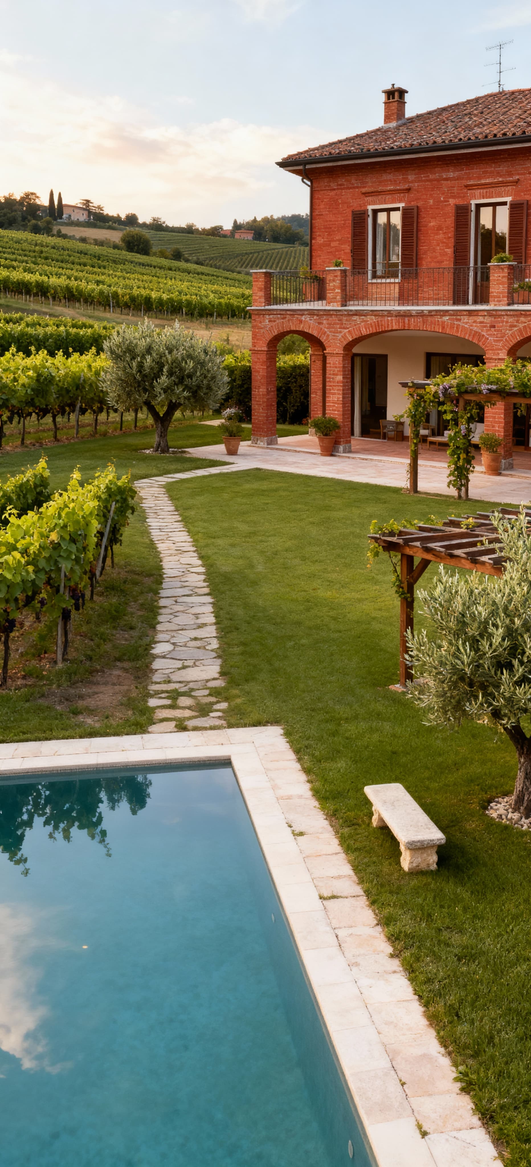 Luxury properties for sale in the picturesque countryside of Piemonte, featuring elegant villas, historic homes, and stunning landscapes.