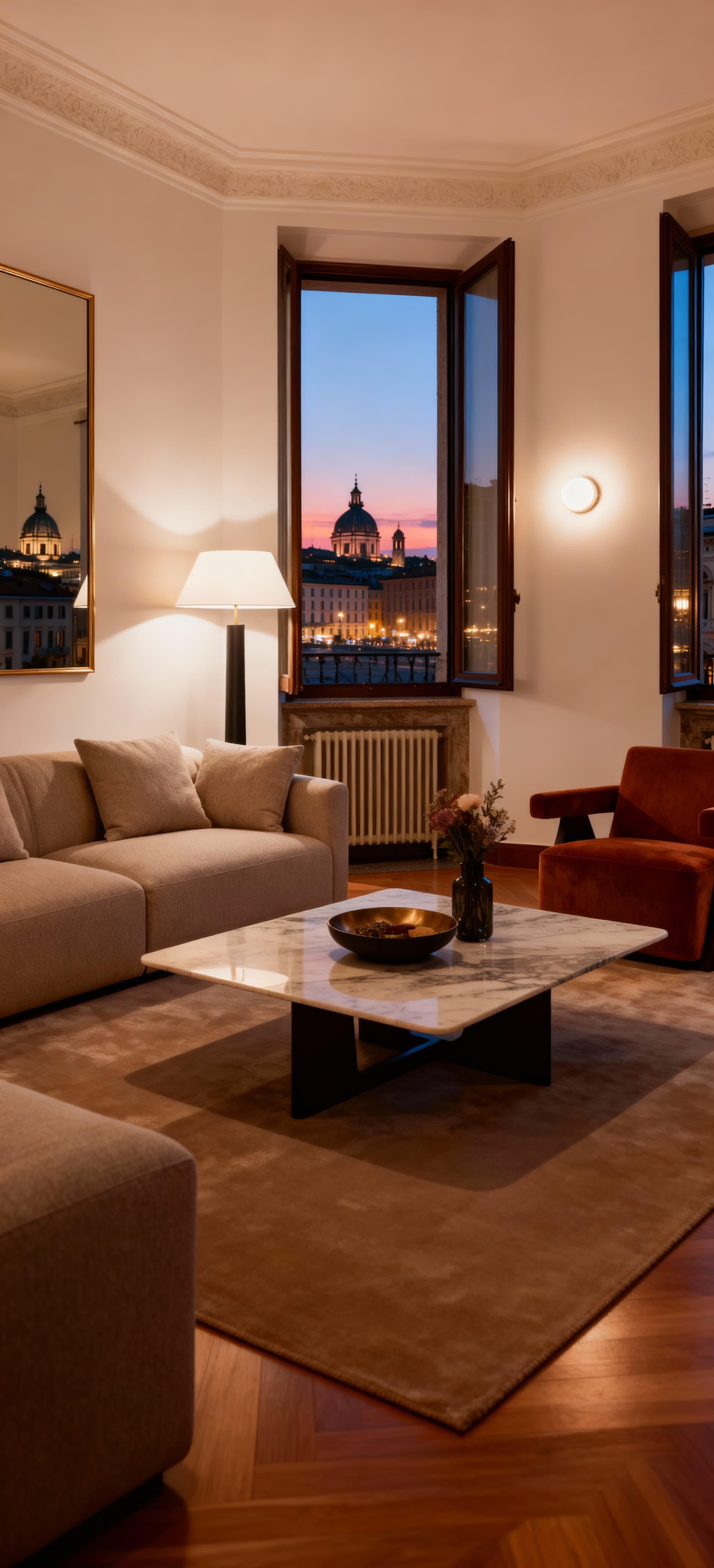 Luxurious apartments for sale in Milan, showcasing a blend of modernity and history in Italy's vibrant capital city.