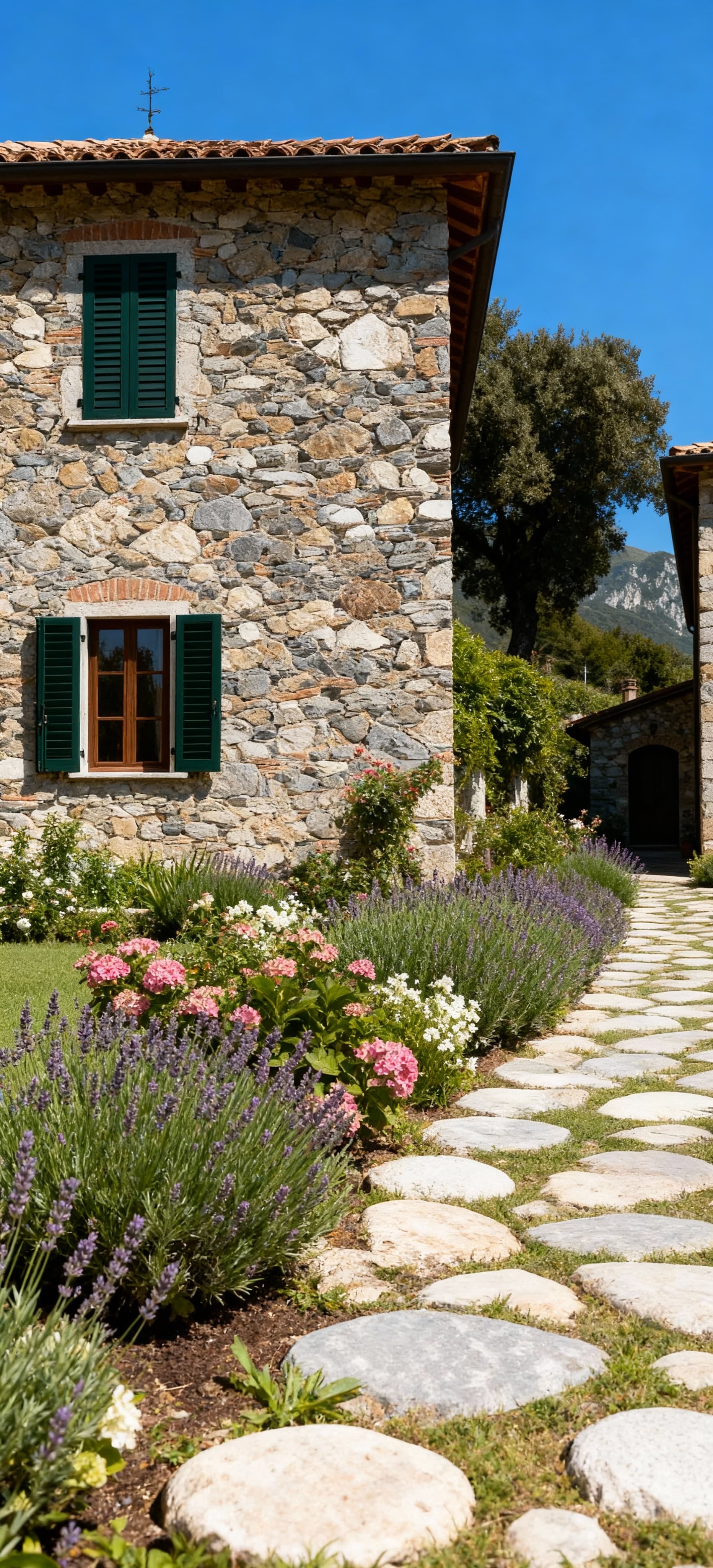 Rustic stone farmhouses for sale in Massa-Carrara, showcasing the region's rural heritage between the Apuan Alps and the Tyrrhenian Sea.