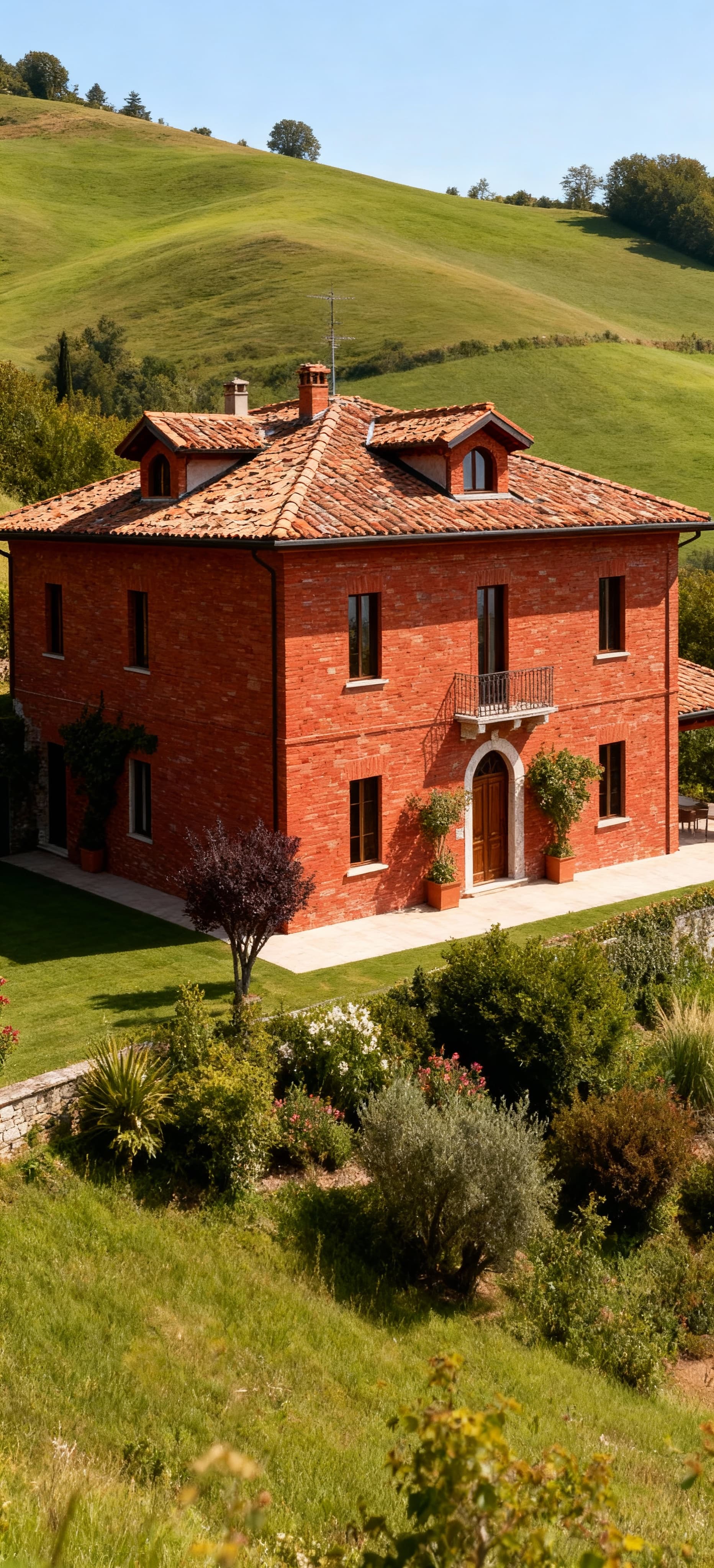 Charming rustic properties and farmhouses for sale in Turin, set against the backdrop of picturesque hills and historical castles.