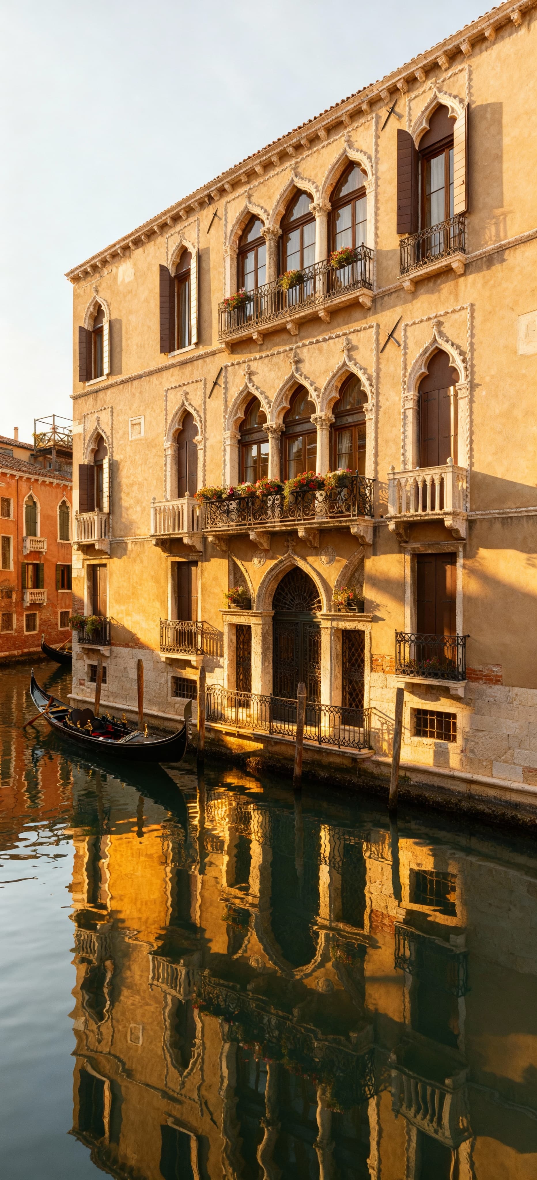 Luxurious villas for sale in Venice, showcasing historic architecture along picturesque canals amid stunning landscapes.