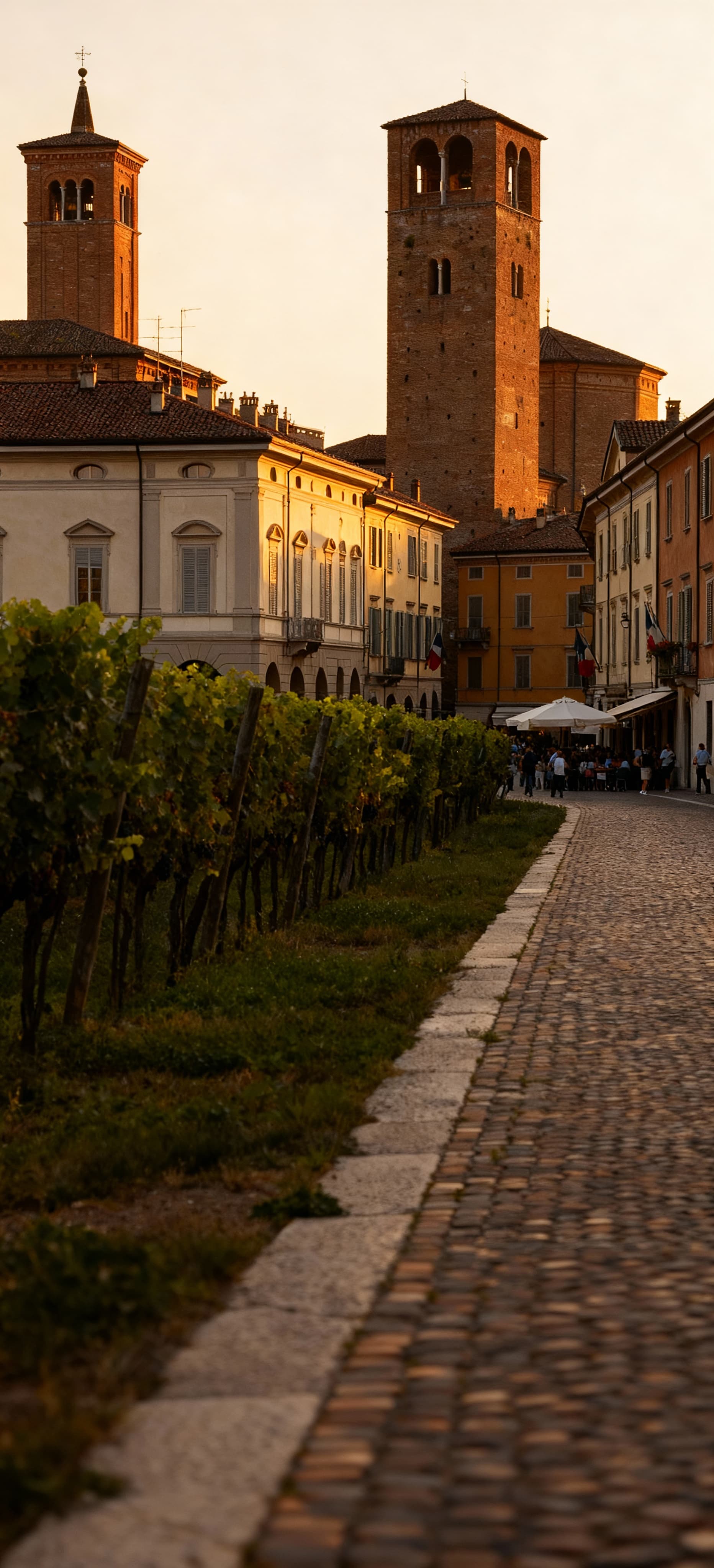 City properties for sale in Asti province, featuring medieval towers and the timeless charm of its historical center.