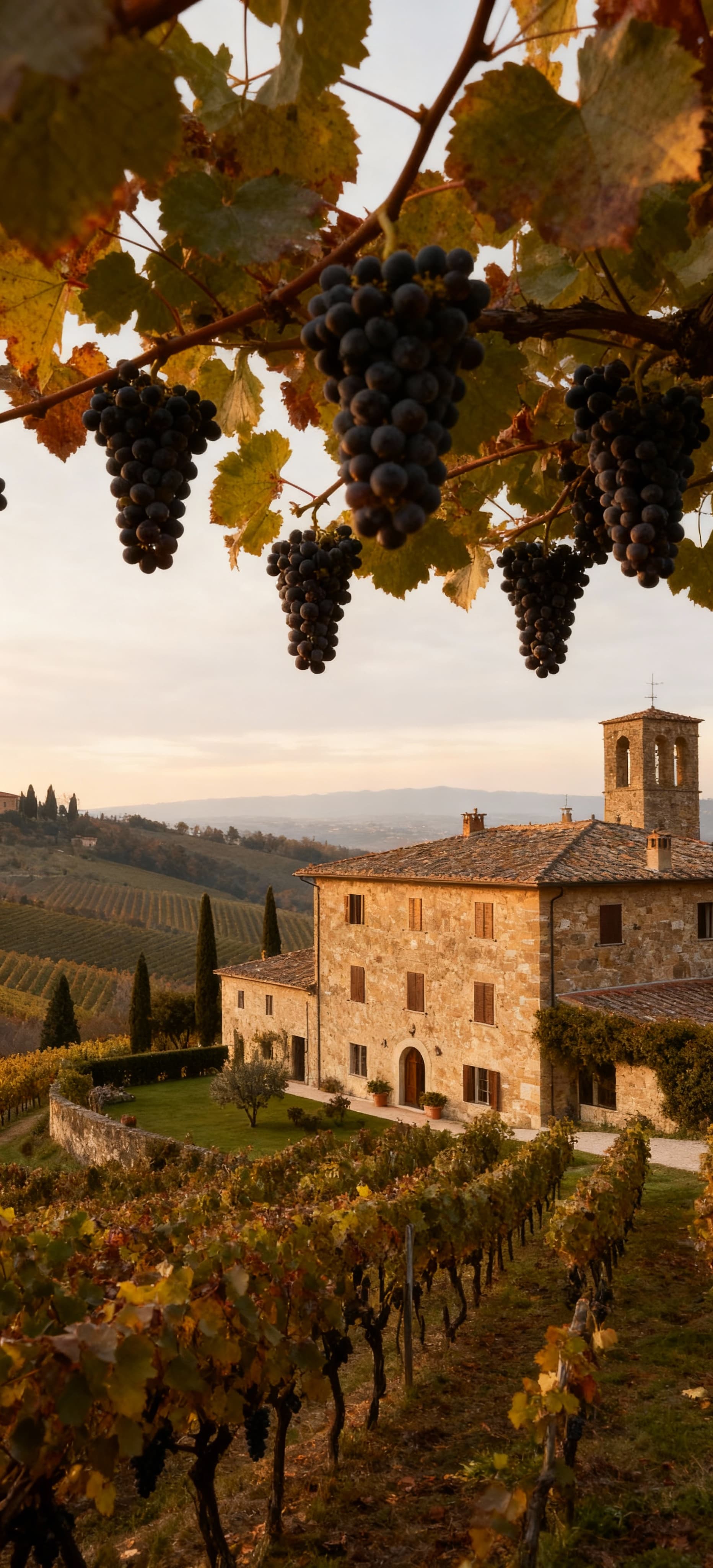 Charming stone cottages and enchanting landscapes in Chianti, a hub for world-famous wine and tradition meets innovation.