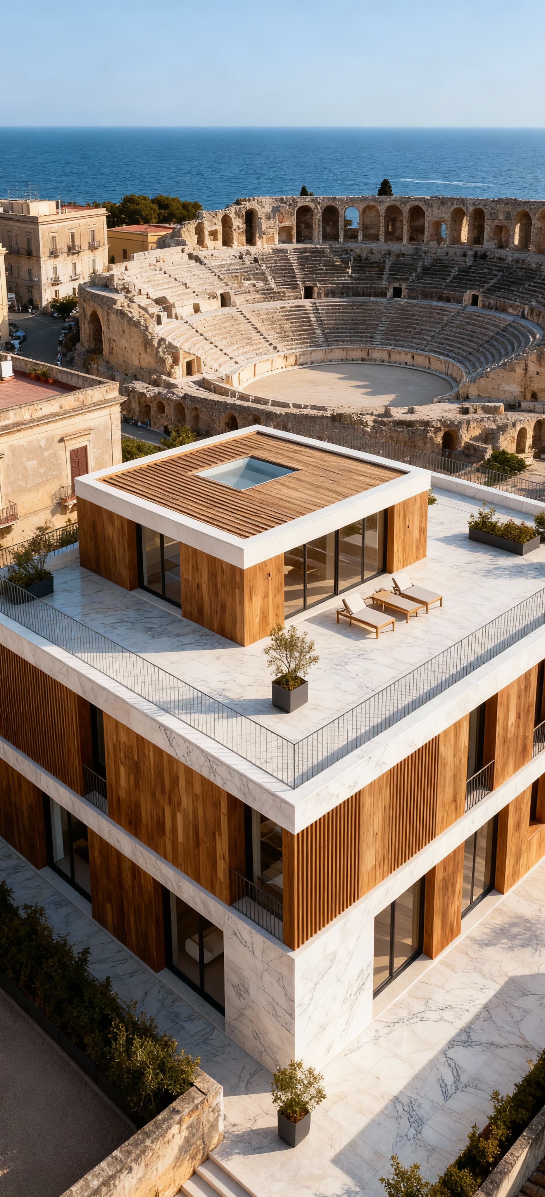 City properties for sale in Syracuse province, showcasing stunning views of ancient Greek heritage and crystal-clear sea.