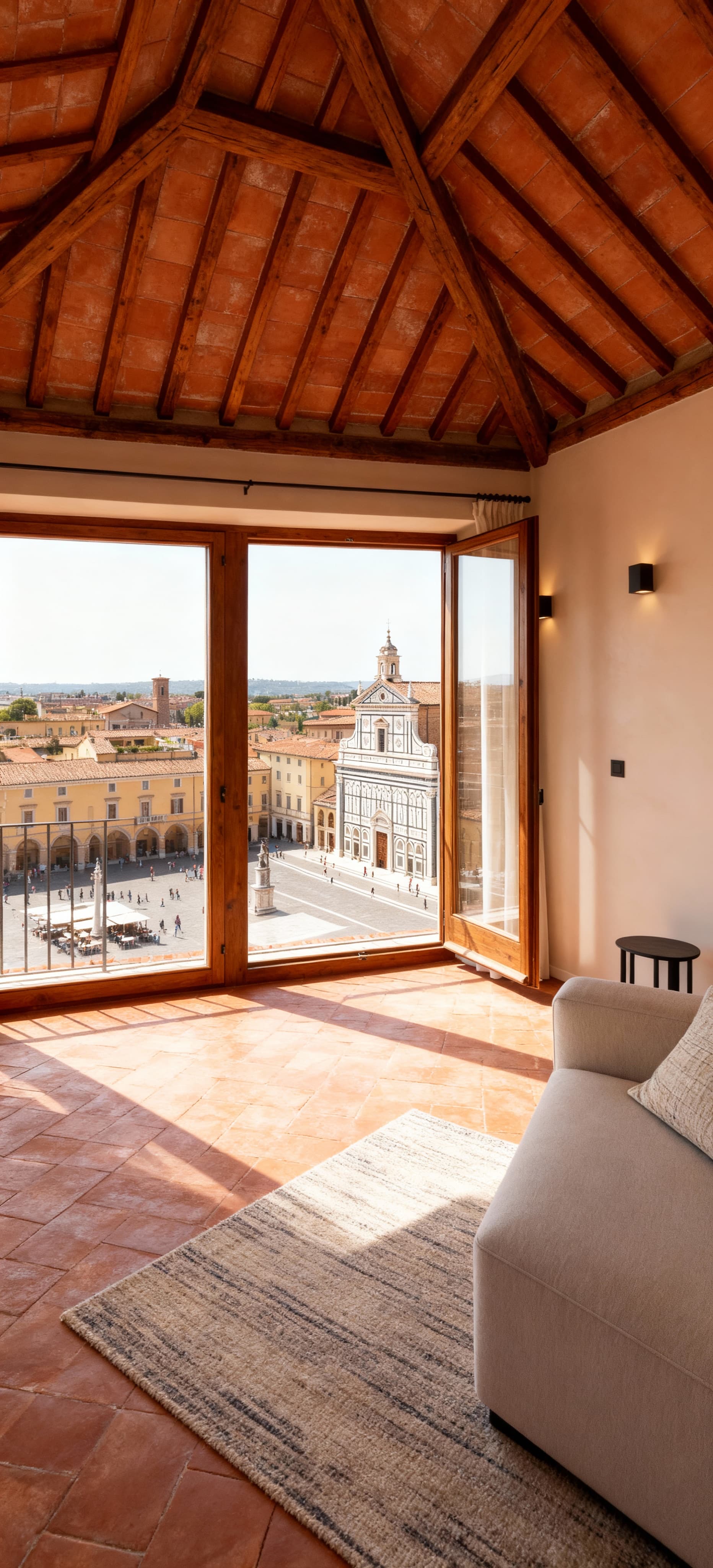 Luxury city apartments for sale, blending elegance and comfort with historic views and ample natural light.