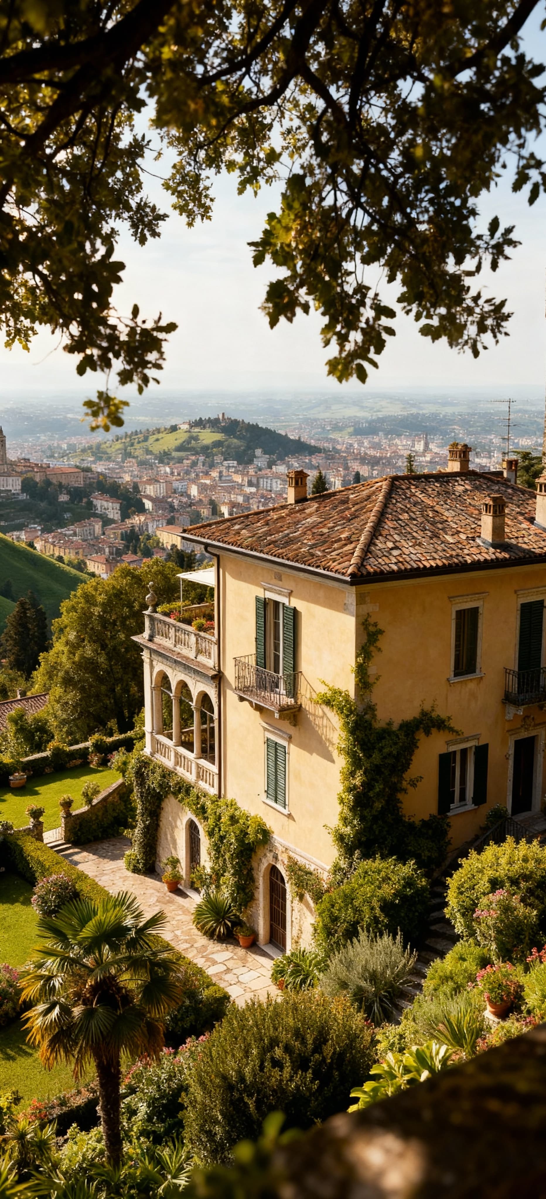 Stunning villas for sale in Bergamo, Lombardy, featuring breathtaking views and rich cultural heritage nestled among lush hills.