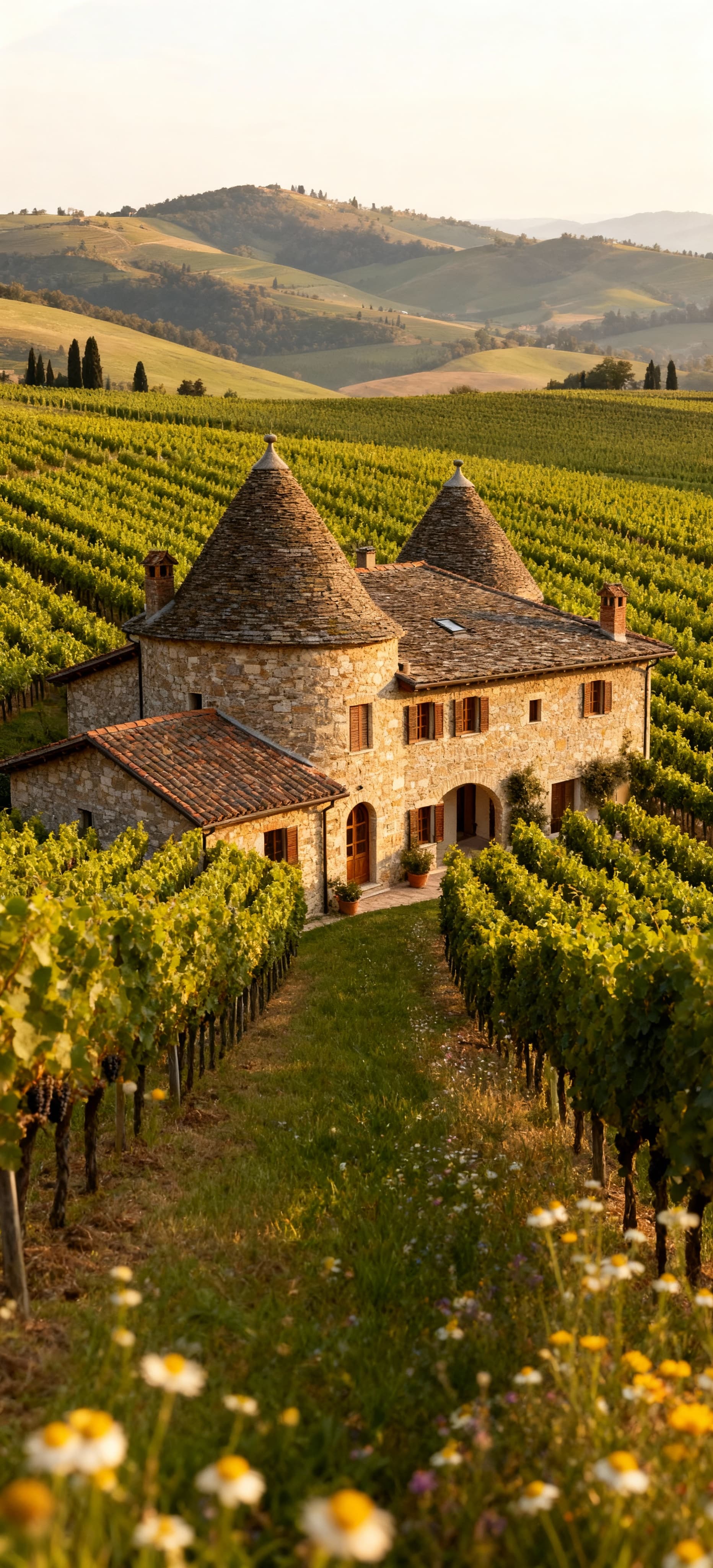 Charming agriturismos for sale in Cuneo, Piemonte, surrounded by stunning hills and vineyards, perfect for investment.