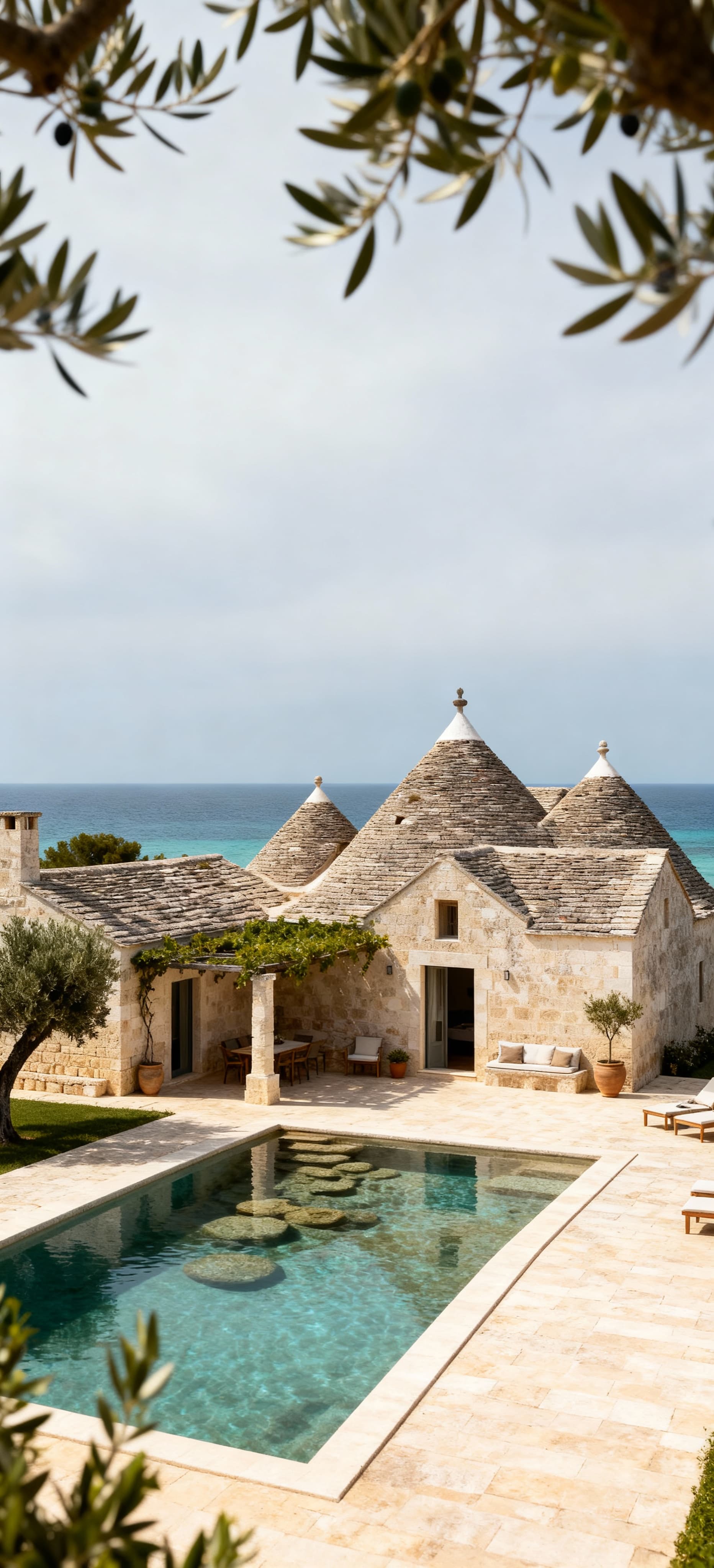 Charming agritourisms for sale in Lecce, Puglia, surrounded by ancient olive groves and stunning coastal views.