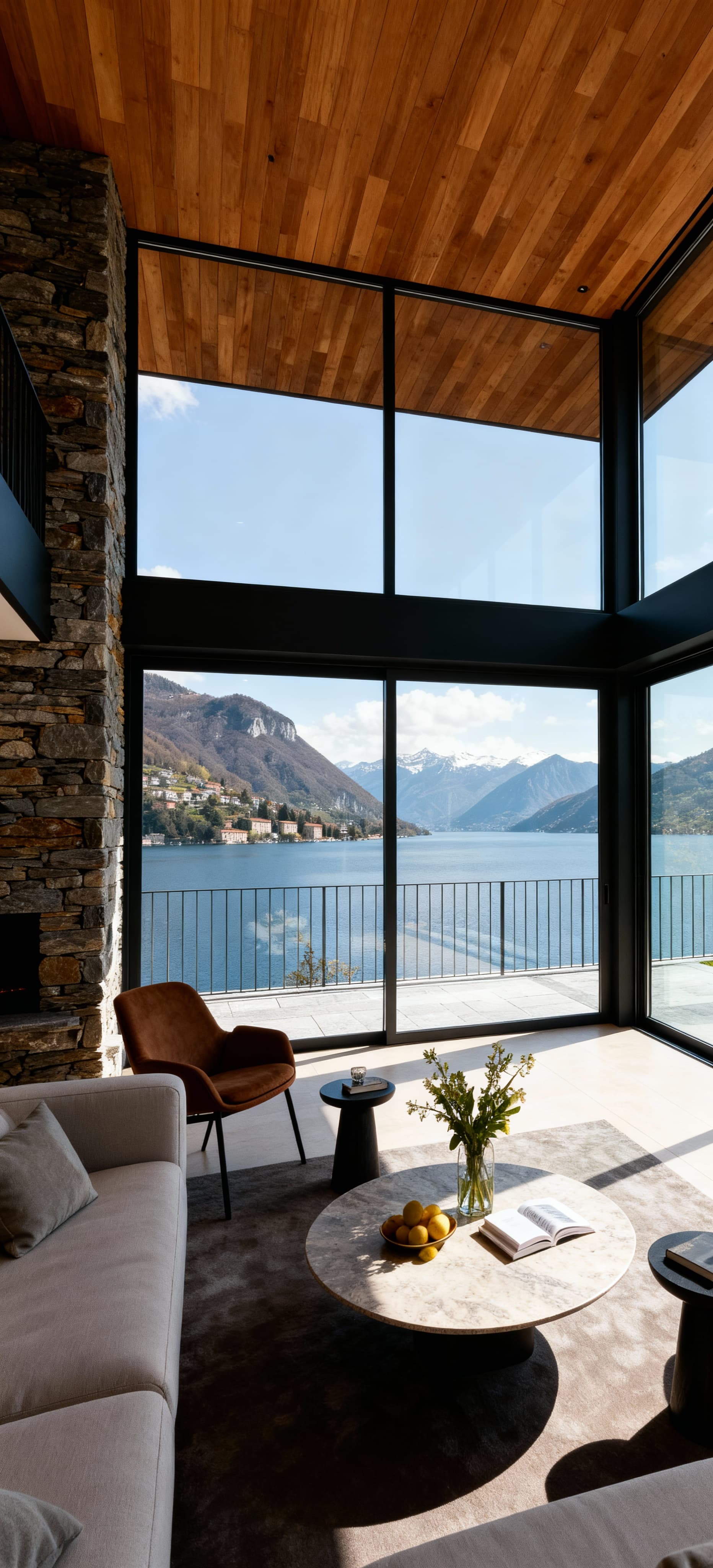 Luxury apartments for sale in Lugano, Ticino, showcasing stunning lake and mountain views in a vibrant cultural setting.
