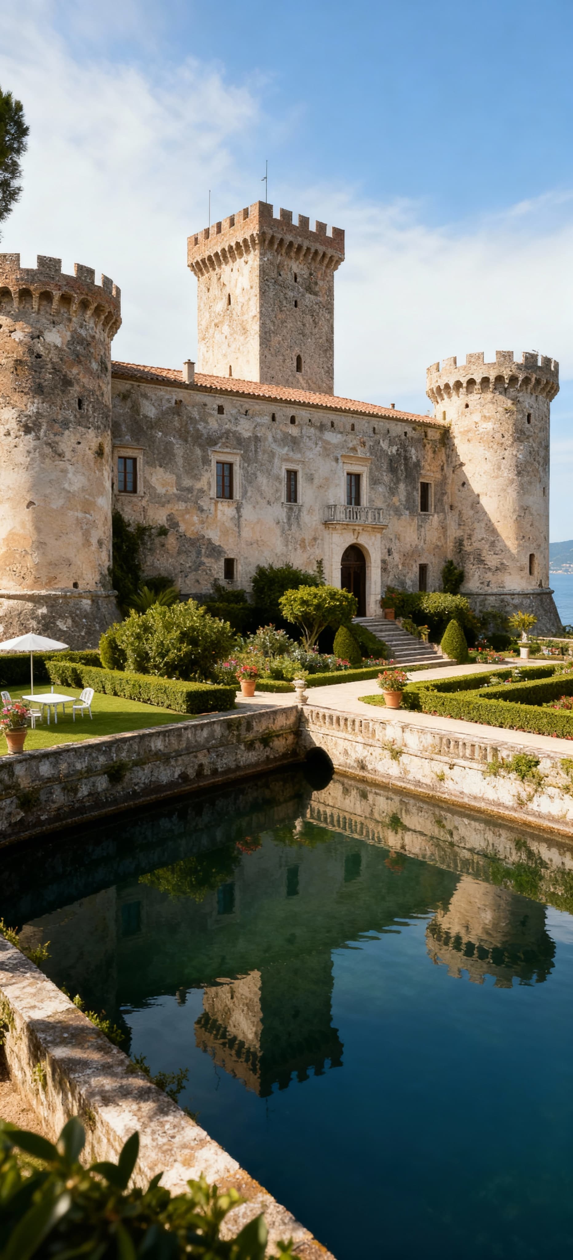 Luxury villas for sale in Argentario, Tuscany, showcasing stunning sea views and elegant architecture amidst beautiful landscapes.