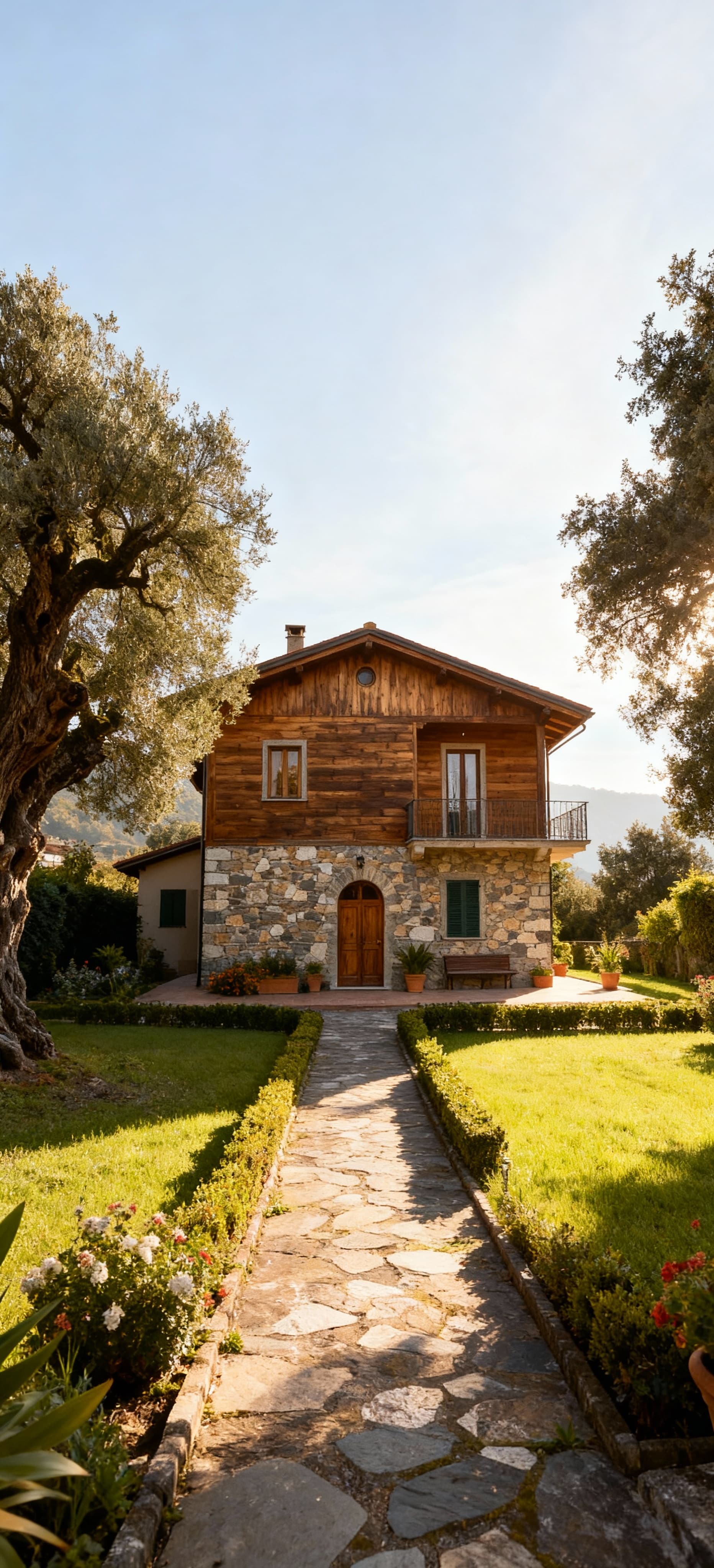 Affascinante casa indipendente a Massa-Carrara, circondata da un giardino curato e alberi secolari, stile toscano.