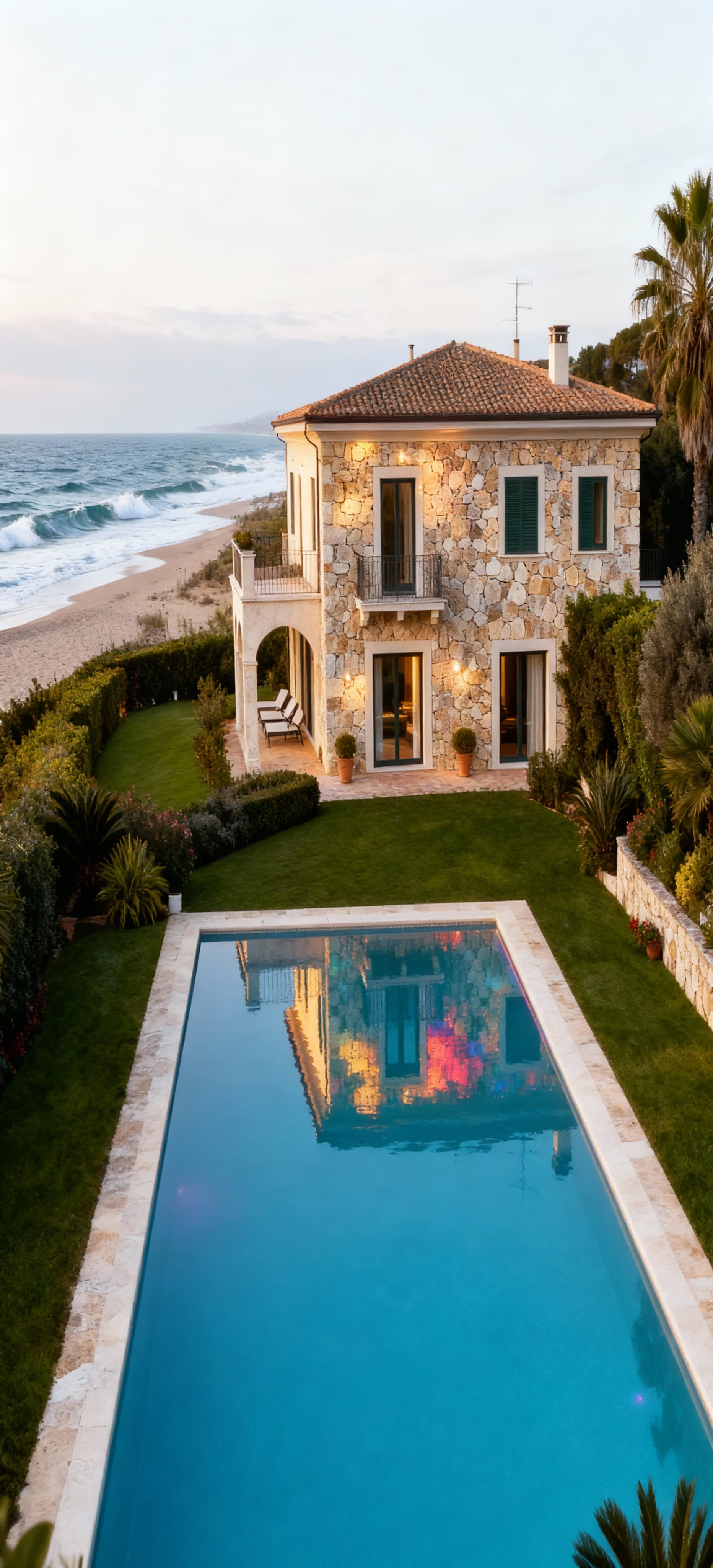 Luxury properties for sale in Latina, Lazio, featuring stunning coastal views, elegant villas, and historic homes.