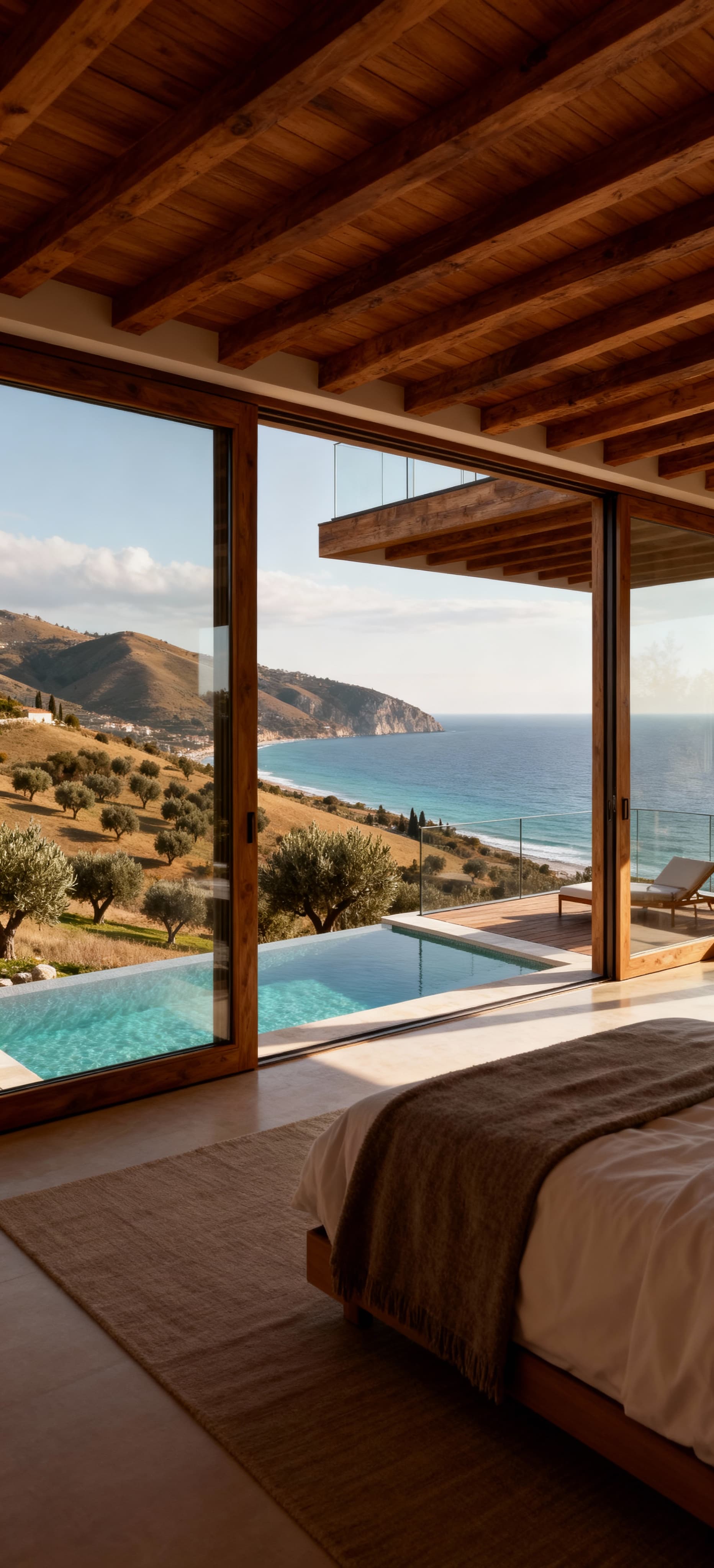 Luxury villas for sale in Calabria, showcasing stunning coastal views, historical architecture, and lush gardens in a tranquil setting.