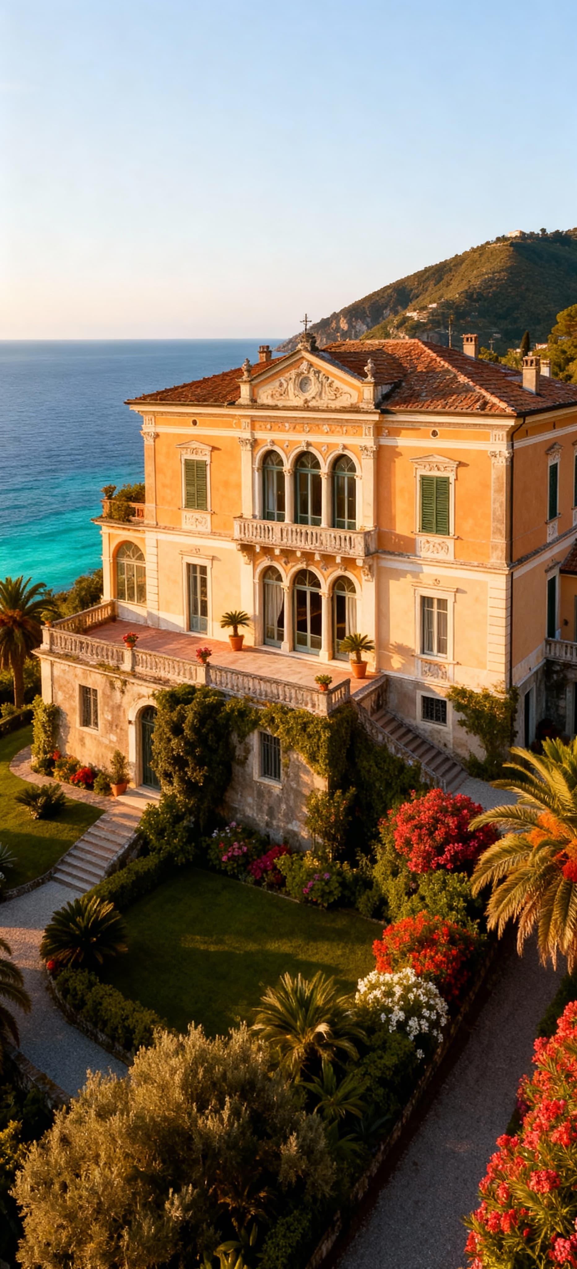 Luxury villas for sale in Liguria’s City area, featuring stunning sea views, historic architecture, and beautiful landscapes.