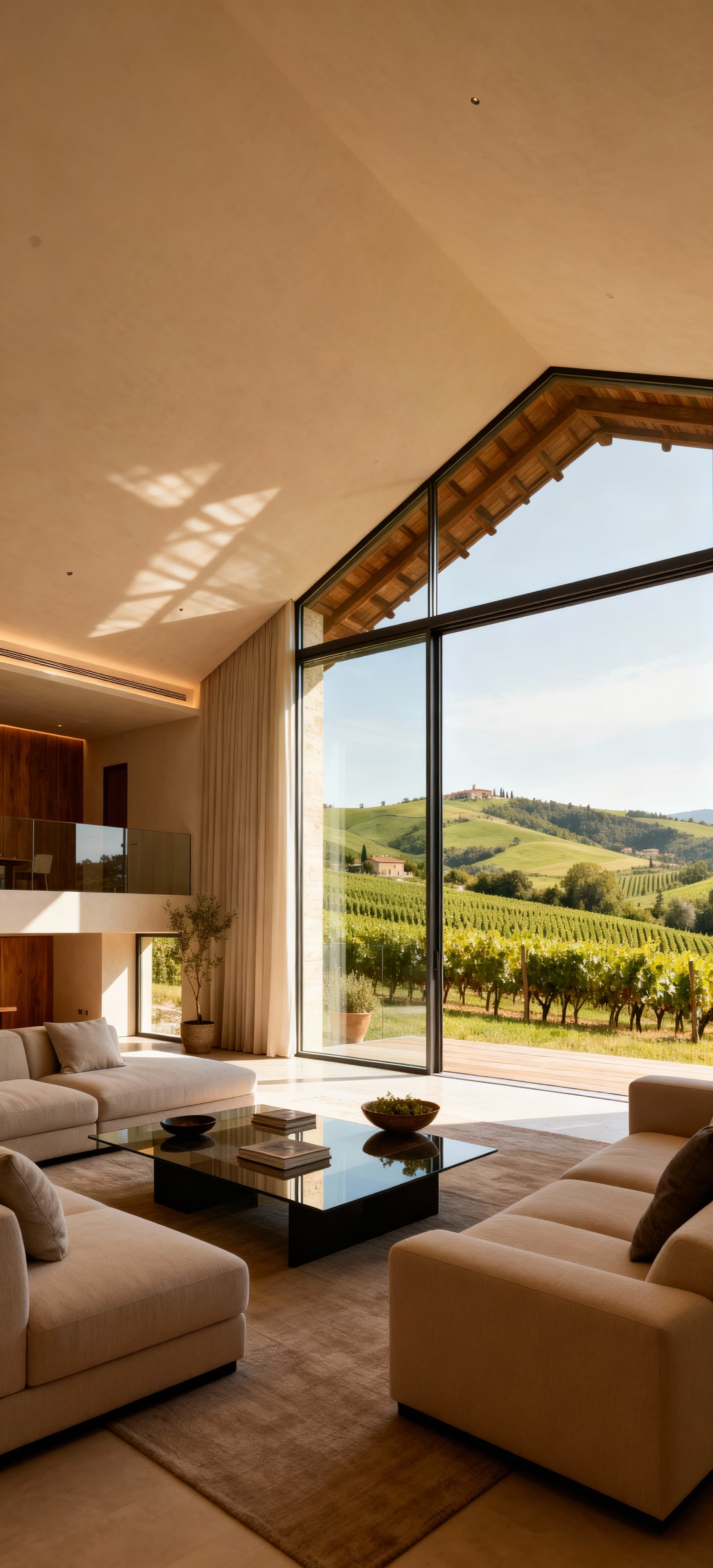 Luxurious villas for sale in the peaceful Marche countryside, surrounded by rolling hills and medieval villages.