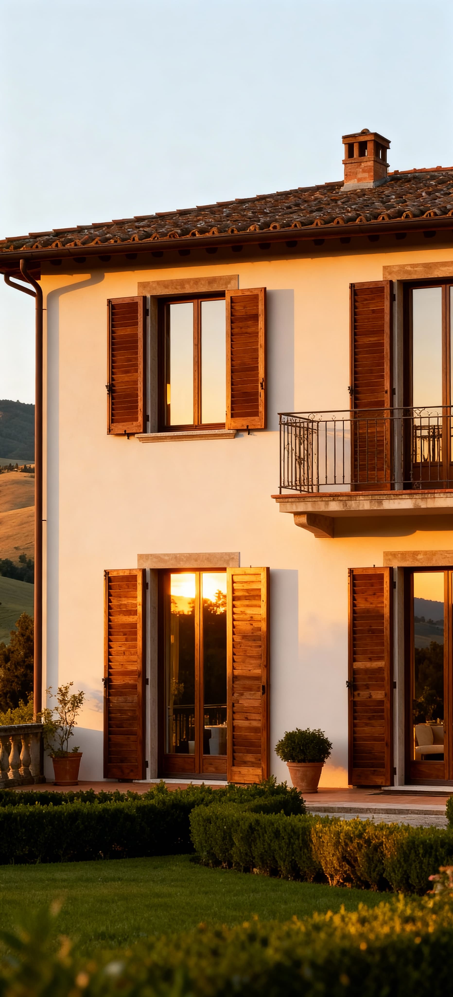 Charming rustic homes for sale in Arezzo, Tuscany, amidst stunning landscapes of hills, vineyards, and olive groves.