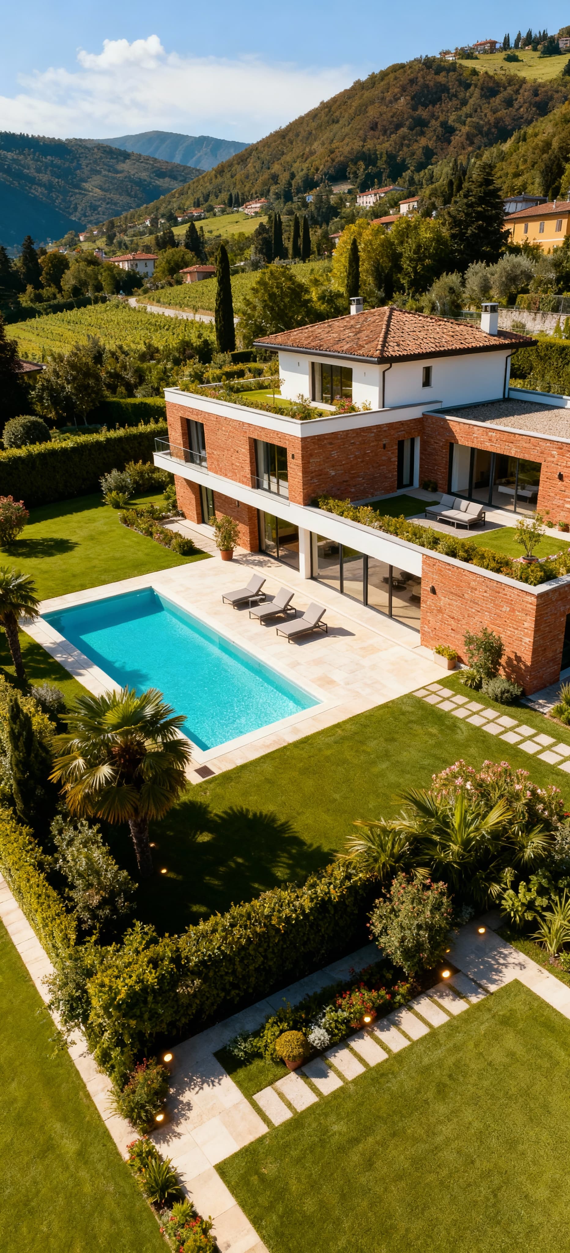 Luxury villas for sale in Brescia's Città area, featuring stunning views, historic architecture, and modern amenities.
