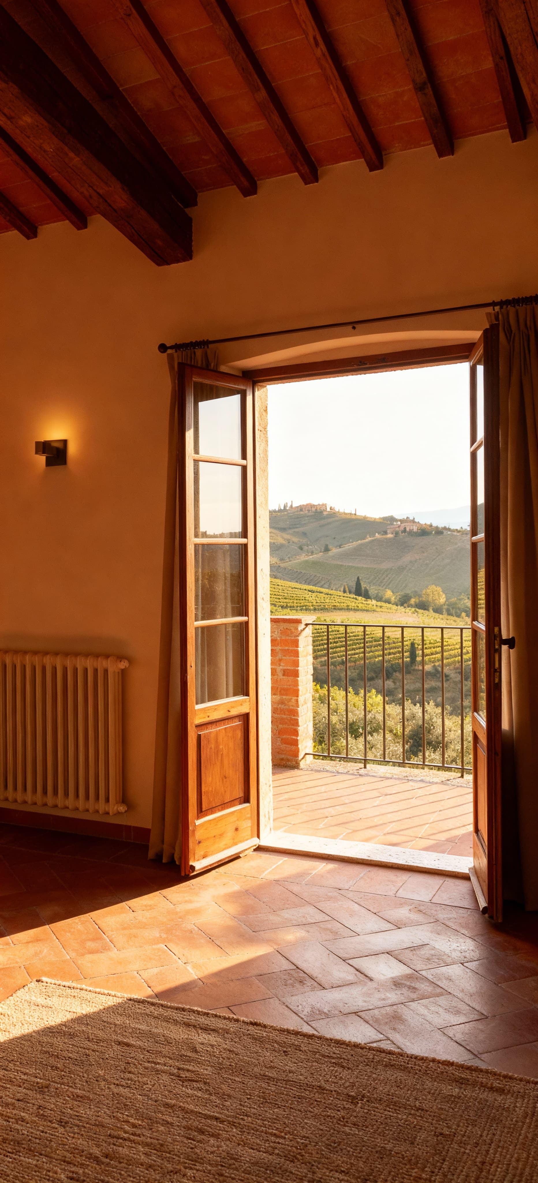 Charming Chianti countryside apartments for sale, surrounded by vineyards and olive groves, offering a serene Tuscan lifestyle.