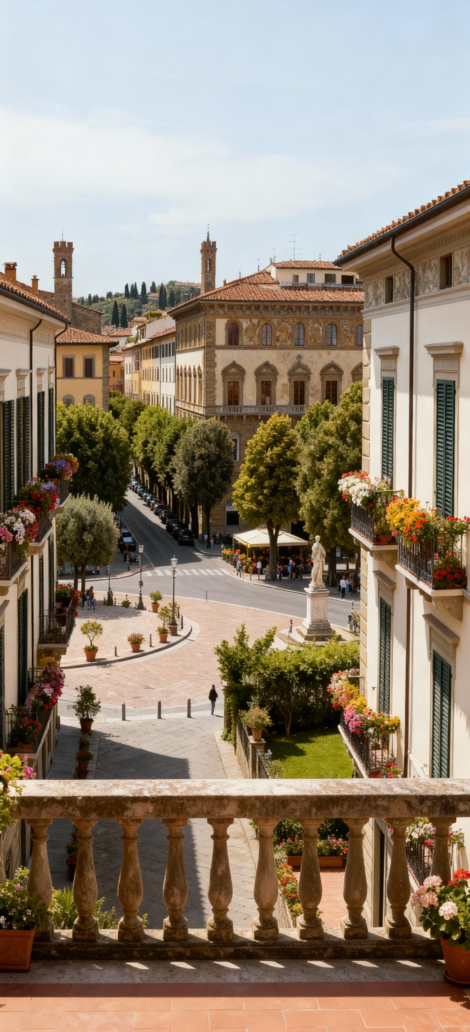 Luxury villas for sale in Florence's historic city area, featuring stunning landscapes and elegant Italian gardens.