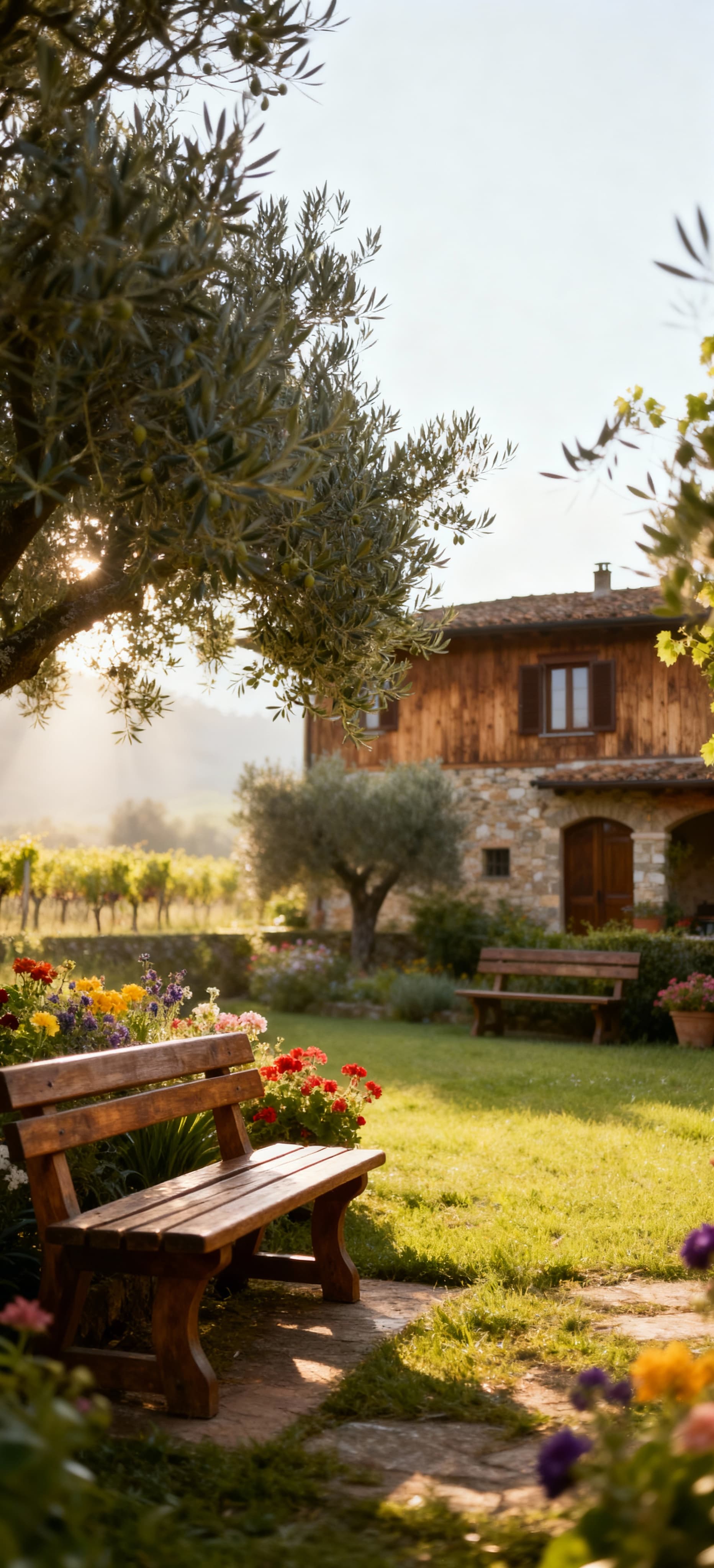 Casale in vendita a Forlì-Cesena, immerso nella campagna, circondato da uliveti e vigneti, con giardino accogliente e luce magica.