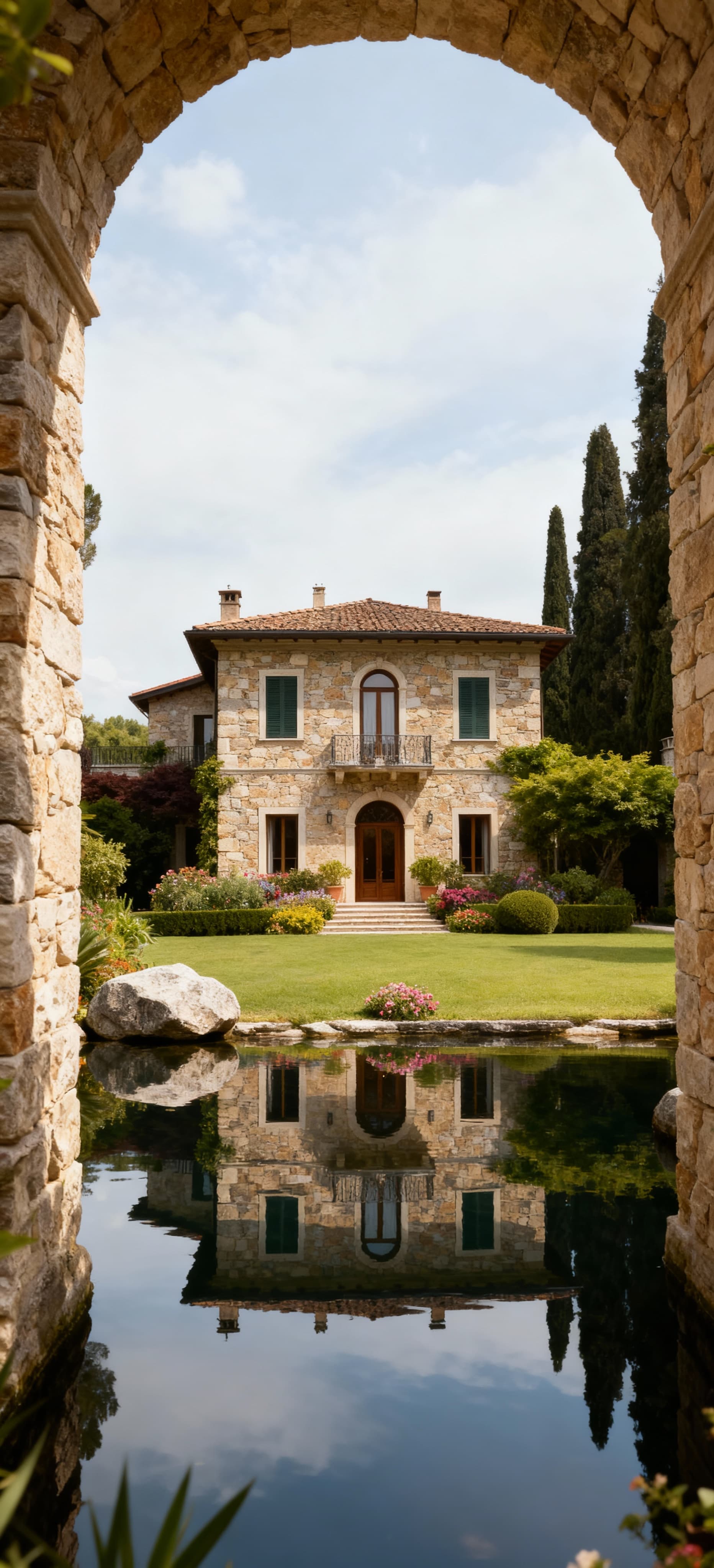 Elegant villas for sale in Lodi's countryside, showcasing serene landscapes and rich cultural heritage, perfect for modern living.