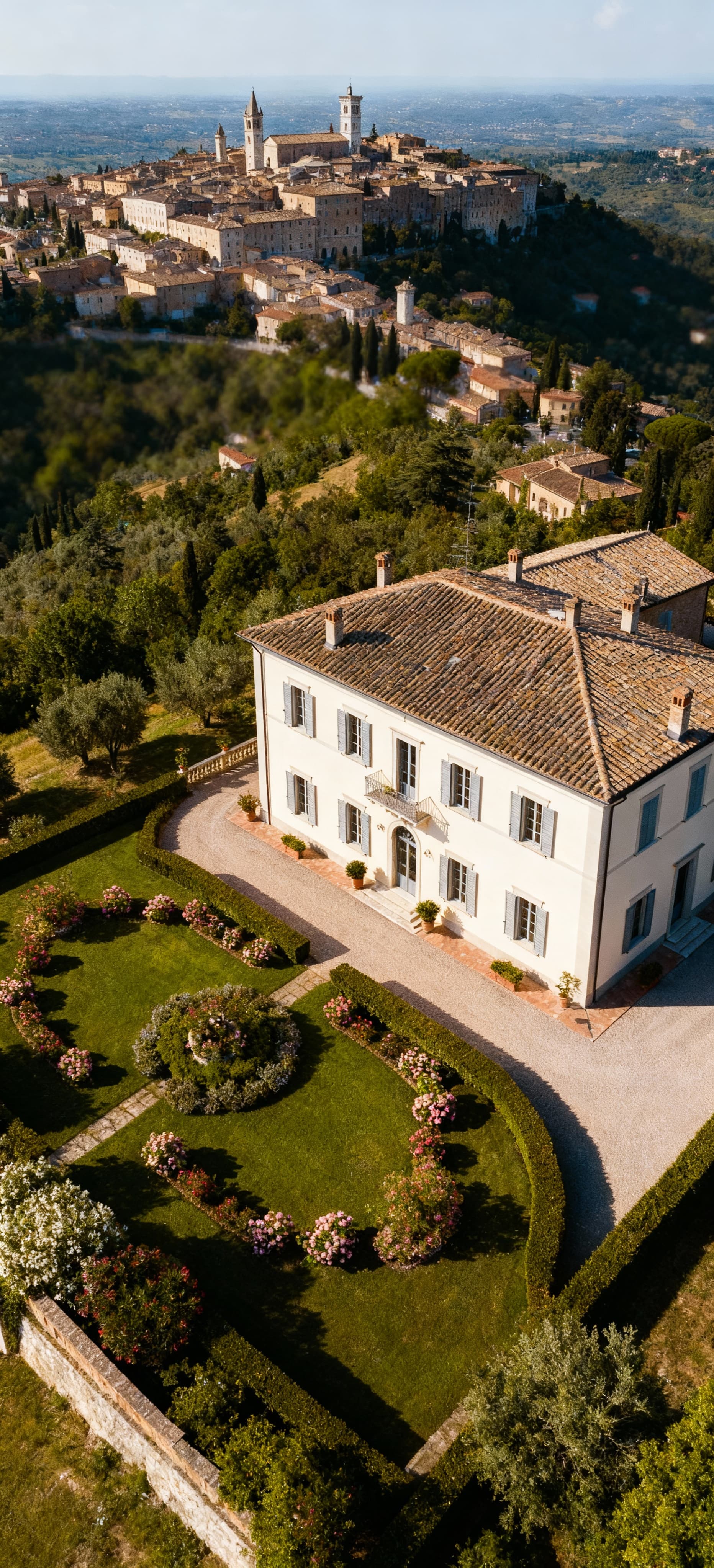 Luxury villas for sale in Perugia's Laghi area, surrounded by stunning lakes and rolling hills, offer elegant living and tranquility.