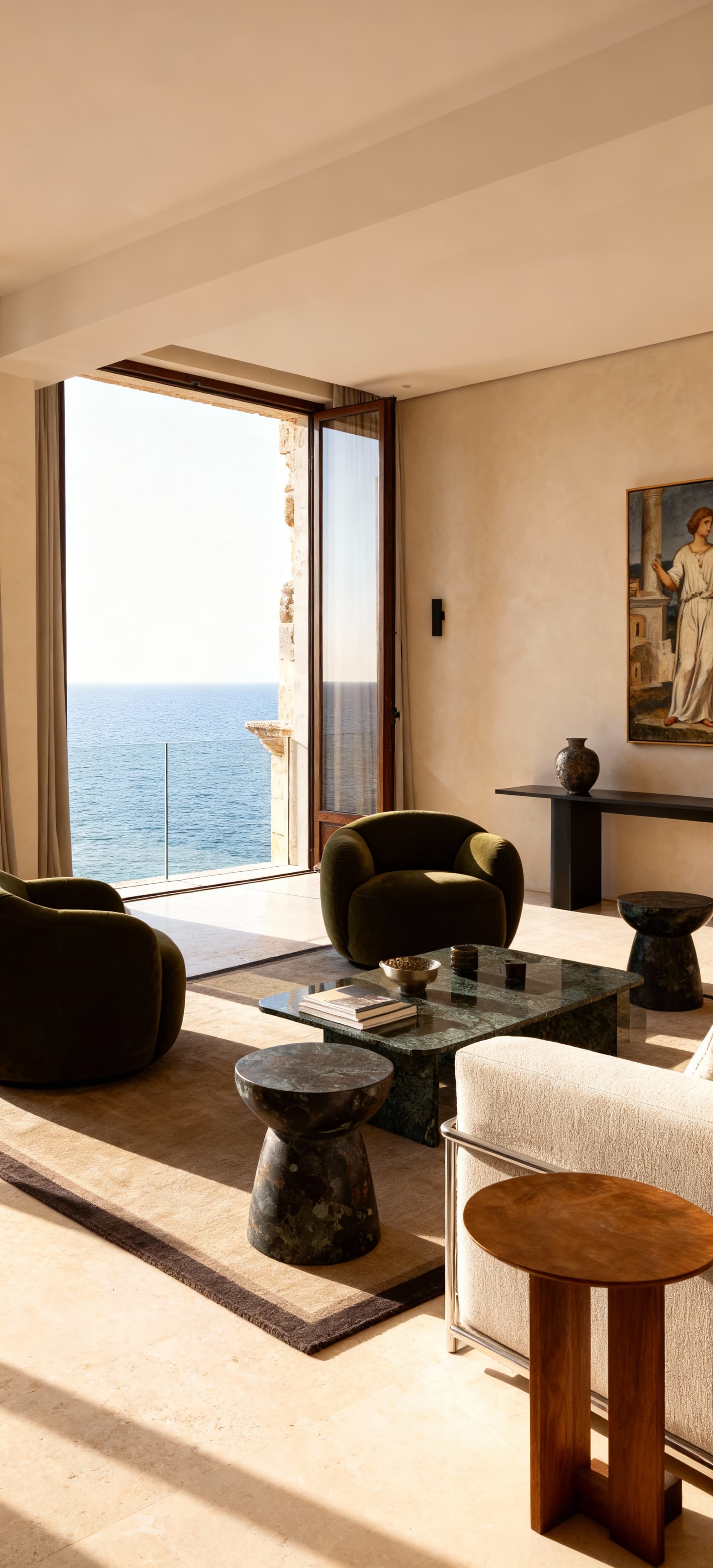 Luxurious villas for sale in Syracuse city, showcasing stunning architecture and Mediterranean landscapes with sea views.