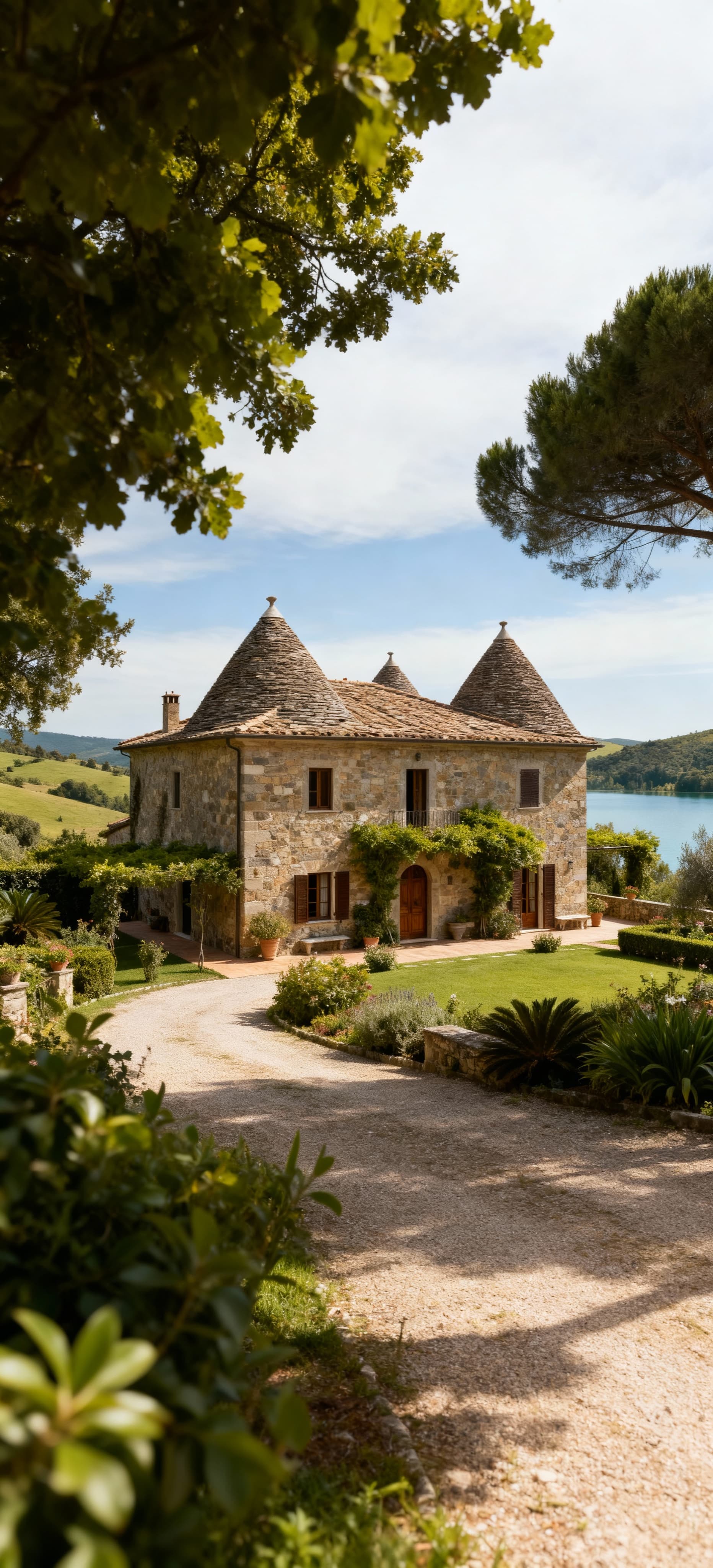 Charming rustic homes and farmhouses for sale in Viterbo's enchanting Lakes area, Lazio, surrounded by nature and history.