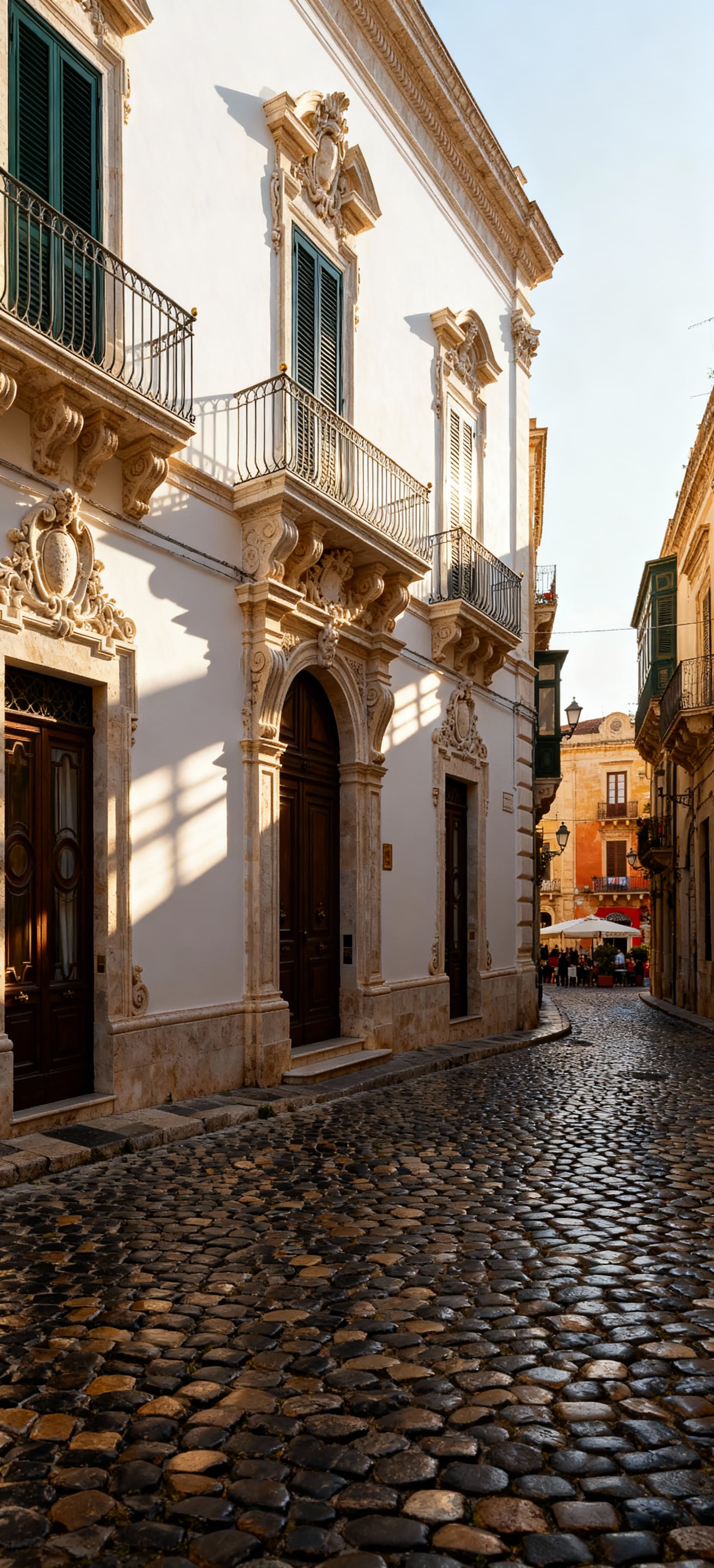 Luxury villas for sale in Syracuse, Sicily, featuring stunning coastal views and Mediterranean architecture in a vibrant seaside setting.