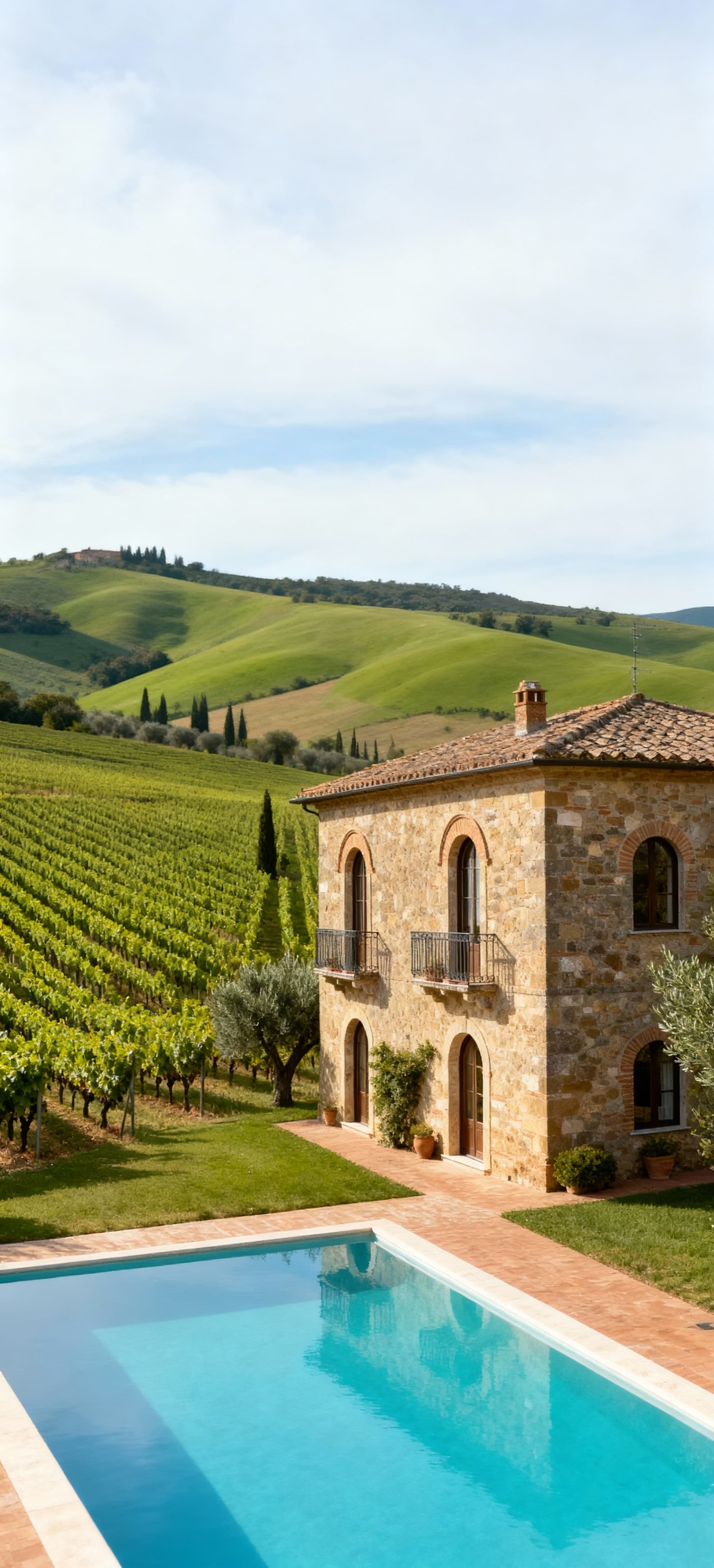 Agricultural land for sale in Grosseto, nestled in Tuscany's Maremma, surrounded by vineyards and stunning landscapes.