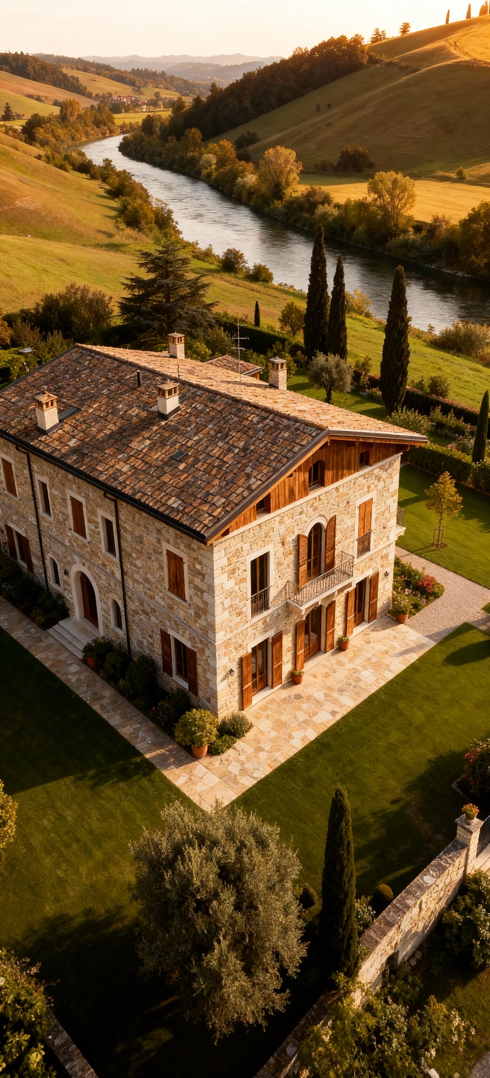 Elegant villas for sale in Pordenone, showcasing stunning architecture amid beautiful natural landscapes and cultural heritage.