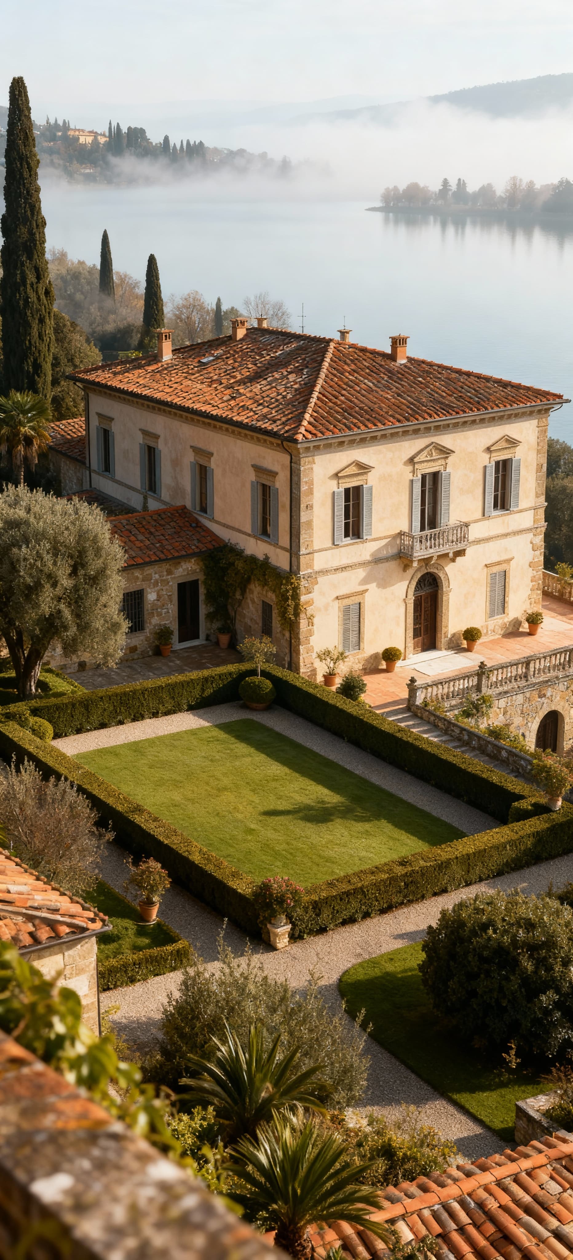 Exclusive villas for sale in Florence, showcasing luxury amidst the enchanting Tuscan lakes and rich Renaissance history.