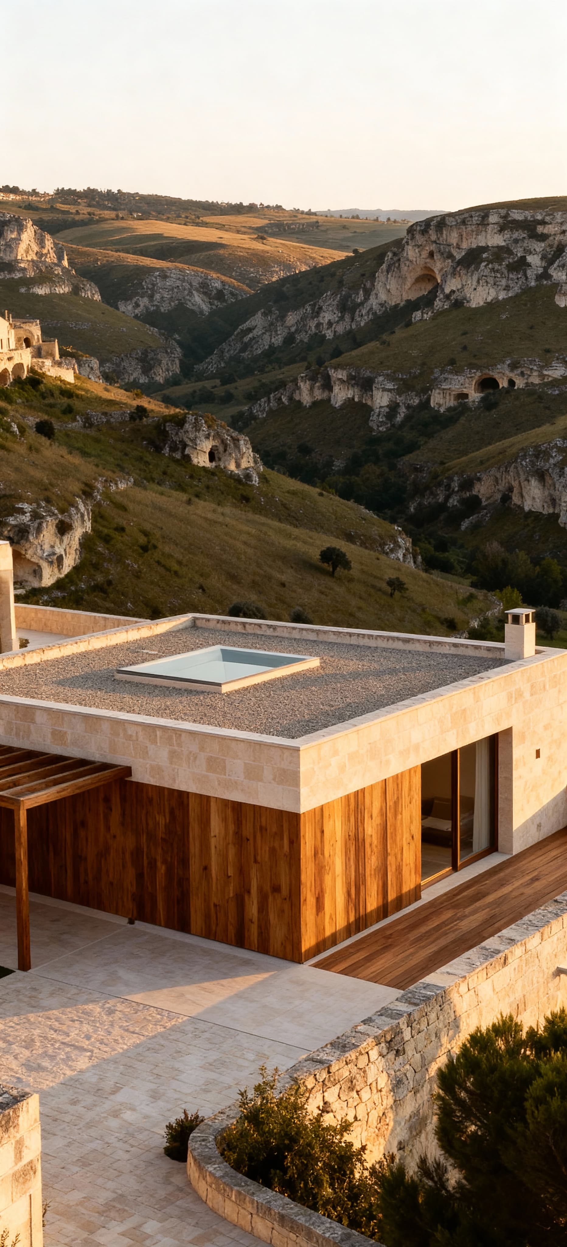 Luxury properties for sale in Matera, Basilicata, surrounded by breathtaking landscapes and ancient olive trees.