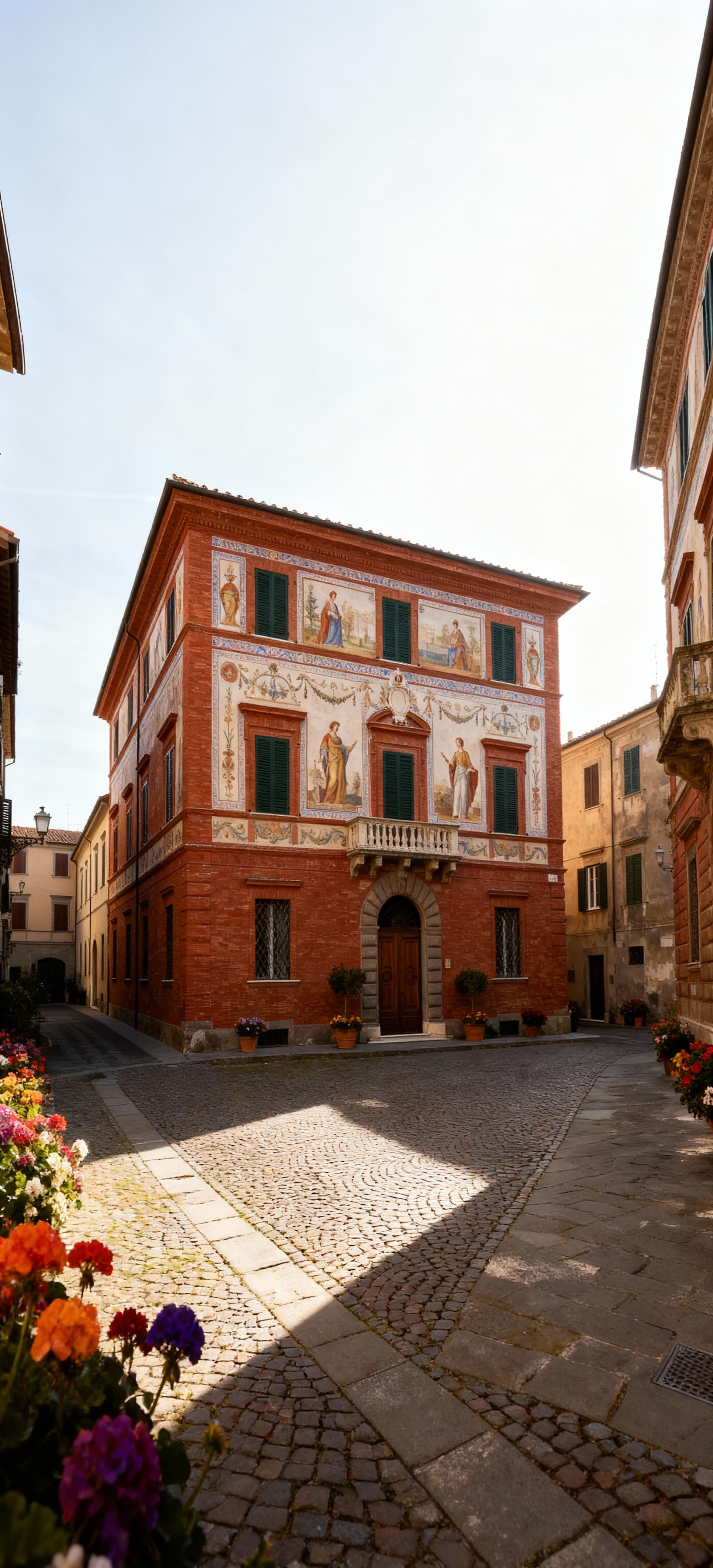 Luxury apartments for sale in Grosseto, Tuscany, showcasing stunning views and historic architecture in a vibrant cultural setting.