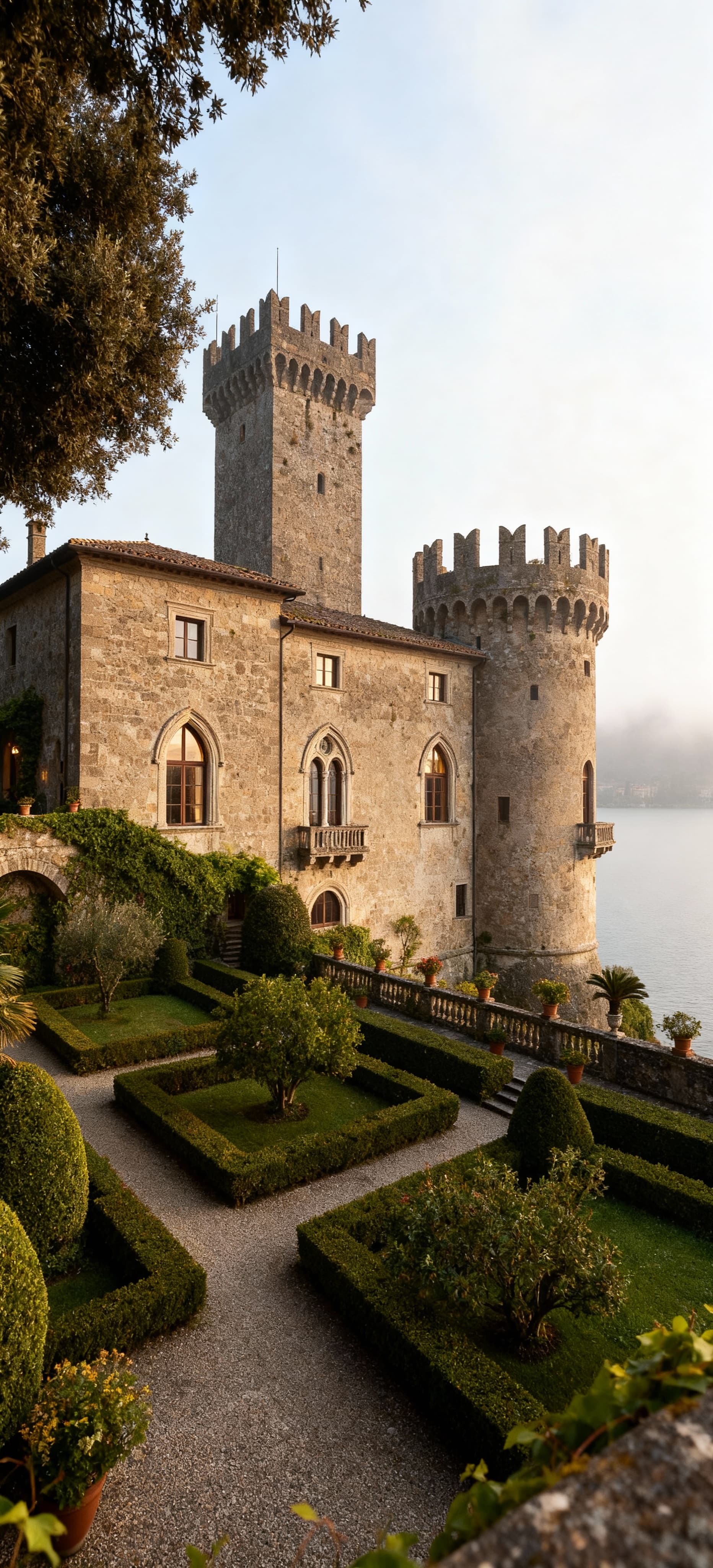 Luxury real estate for sale in Campagna, Genoa, offering stunning views of hills and the crystal-clear sea.