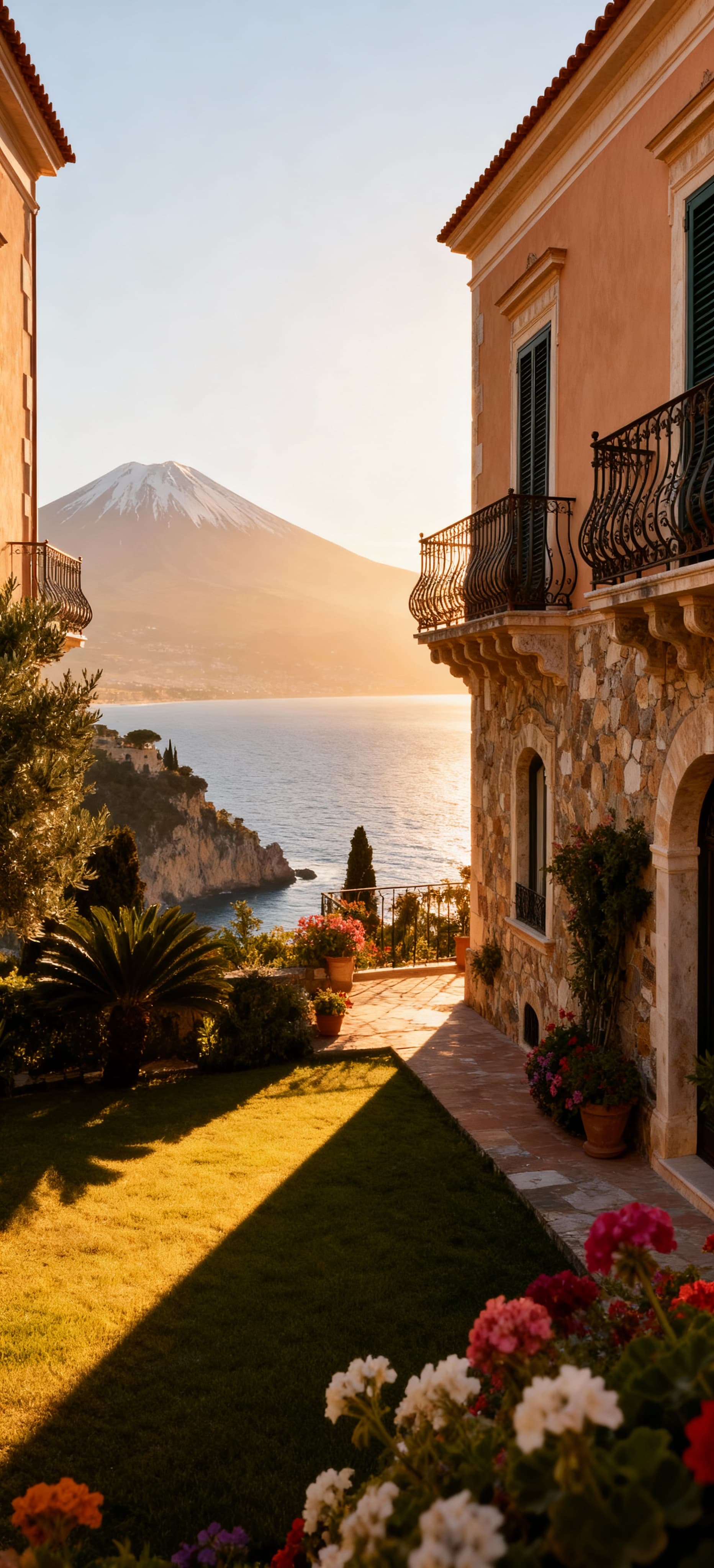 Luxury properties for sale in Taormina, Sicily, featuring stunning sea views and exquisite Mediterranean architecture.