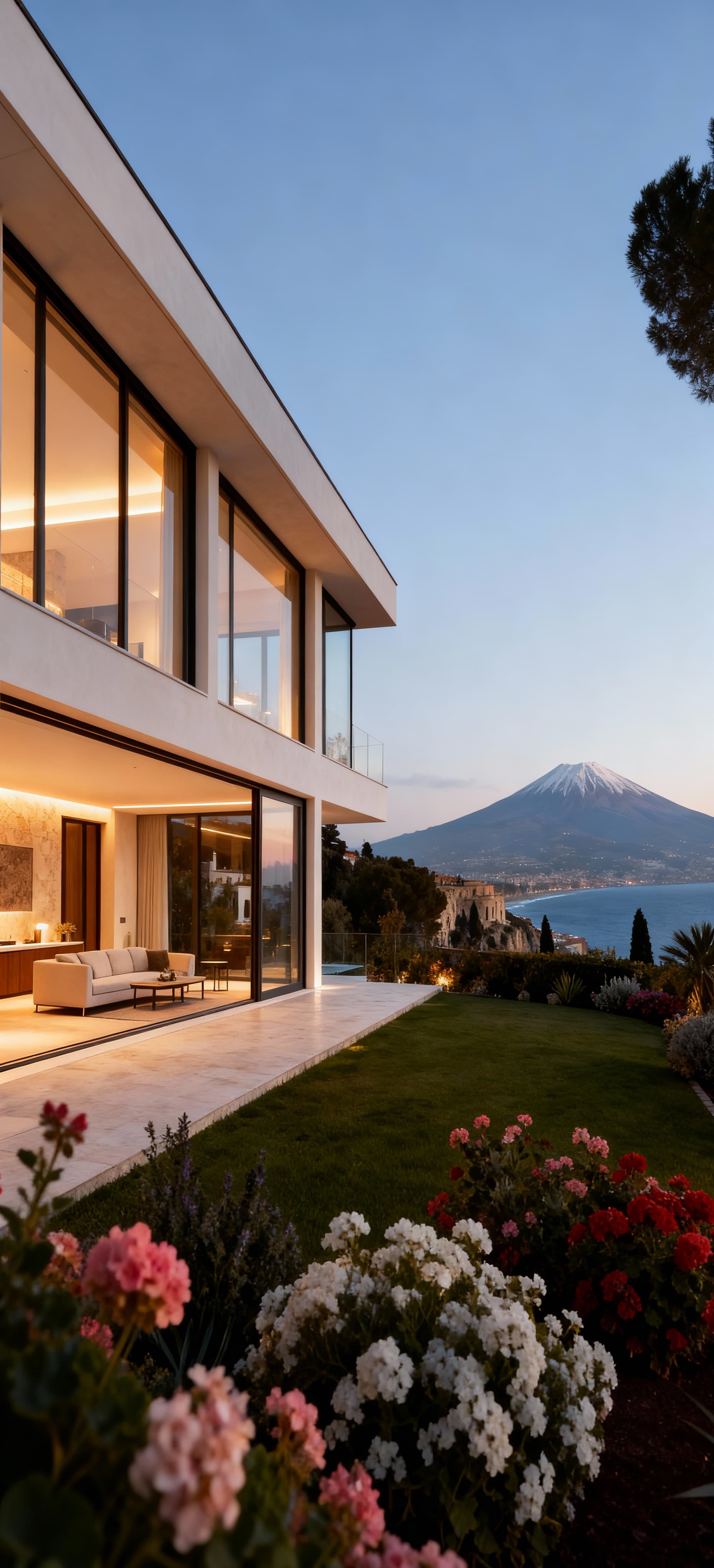 Luxury villas for sale in Taormina, Sicily, with stunning sea views, lush gardens, and rich cultural heritage.