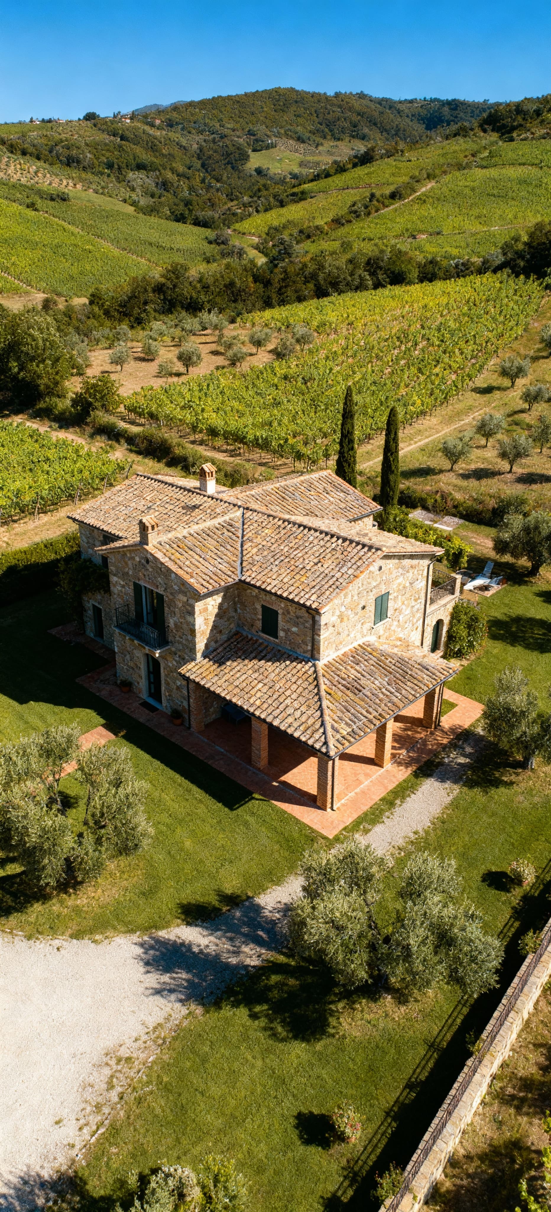 Luxury villas for sale in Savona's countryside, surrounded by lush landscapes, hills, and rich cultural heritage.